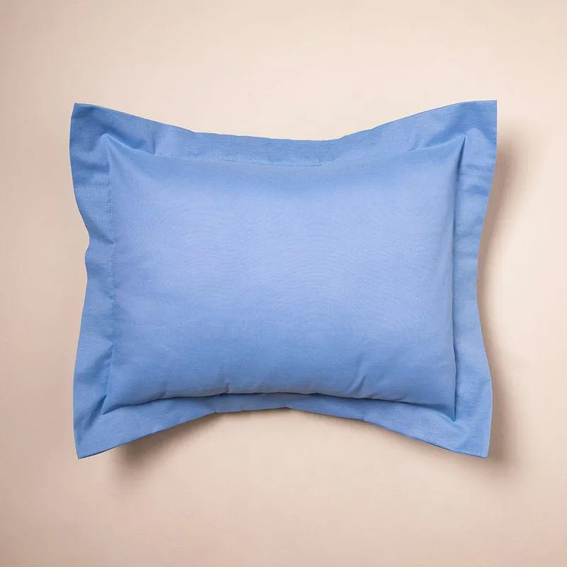 Funda de Almohadón Algodón Liso Colores con Pestaña