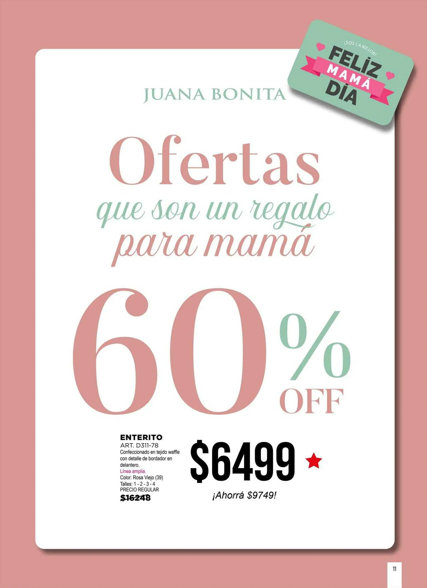 Ofertas de Catálogo Juana Bonita 30 de agosto al 10 de septiembre 2023 - Página 11 del catálogo