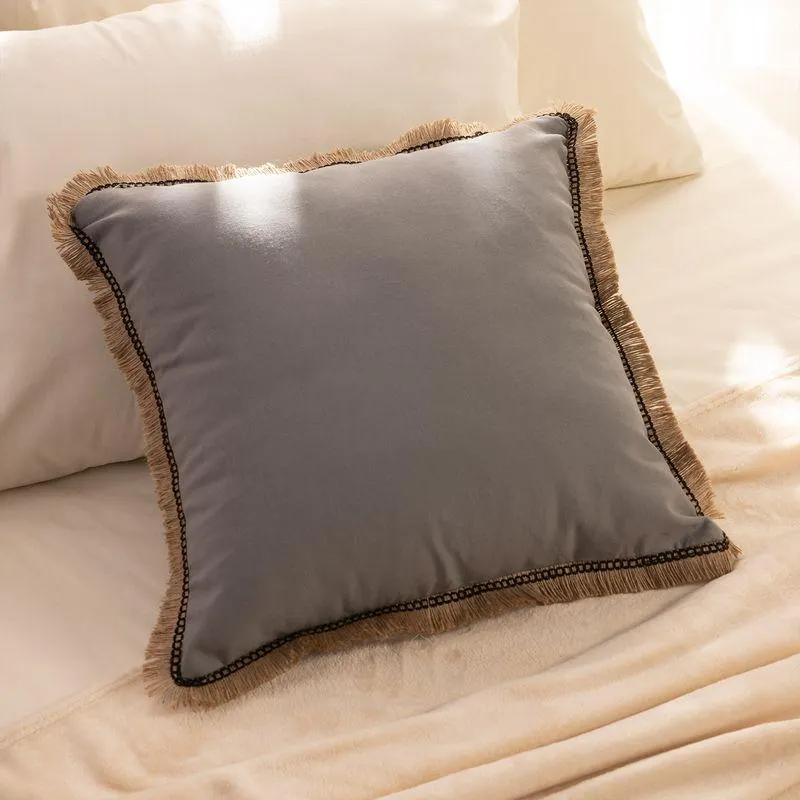 Funda de Almohadón Algodón Panamá con Madroño