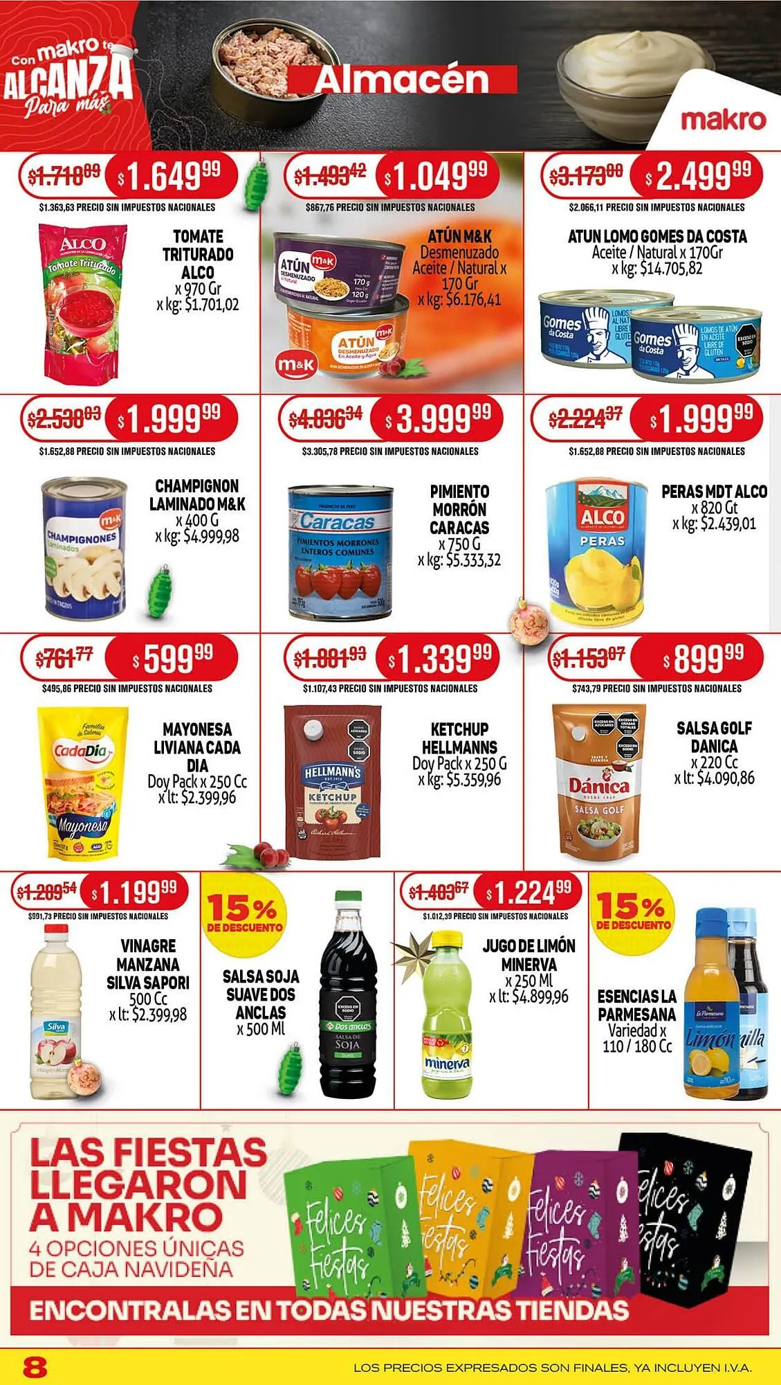 Ofertas de Catálogo Makro 4 de diciembre al 10 de diciembre 2025 - Página 8 del catálogo