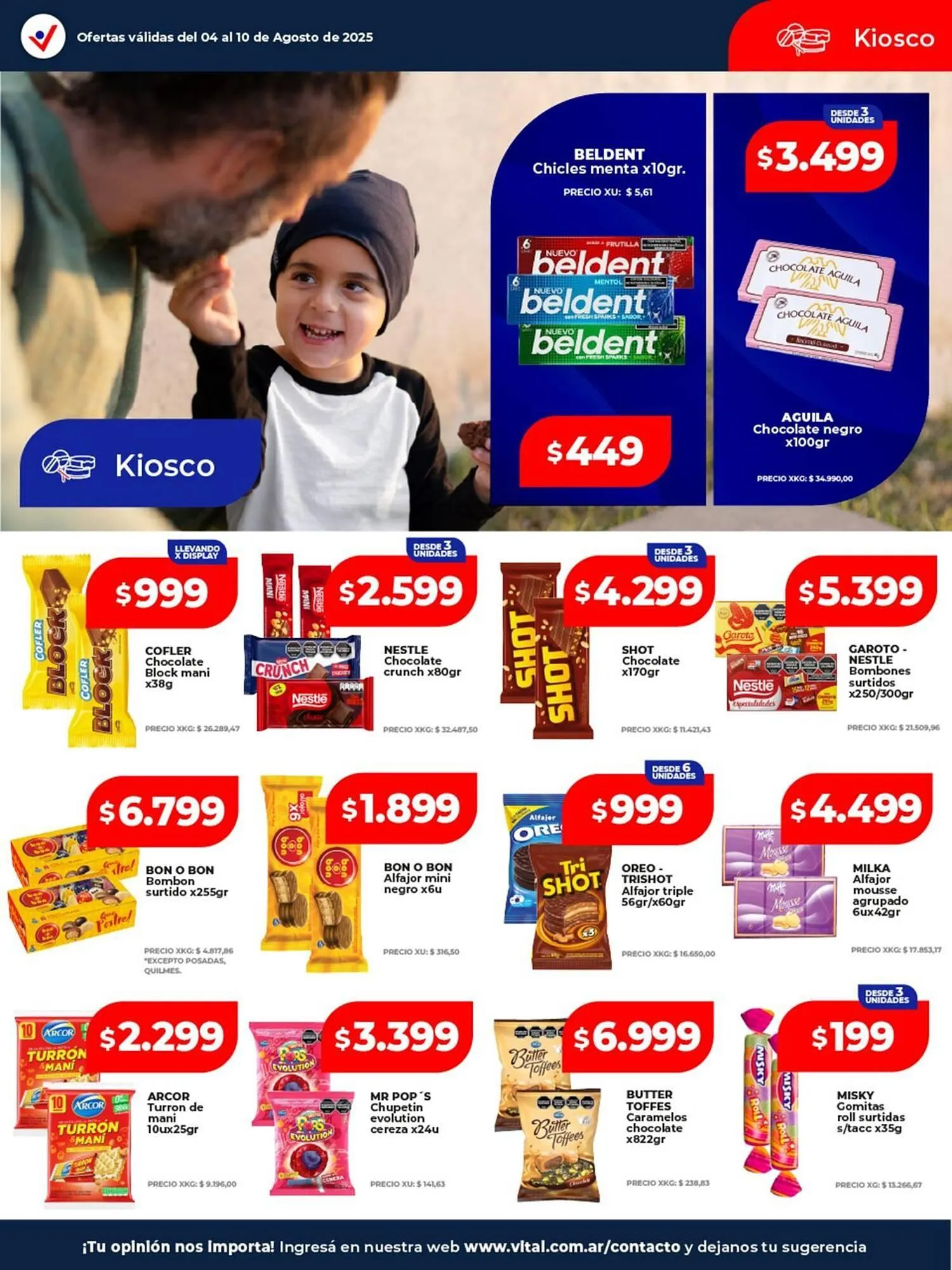 Ofertas de Catálogo Supermayorista Vital 4 de agosto al 10 de agosto 2025 - Página 21 del catálogo
