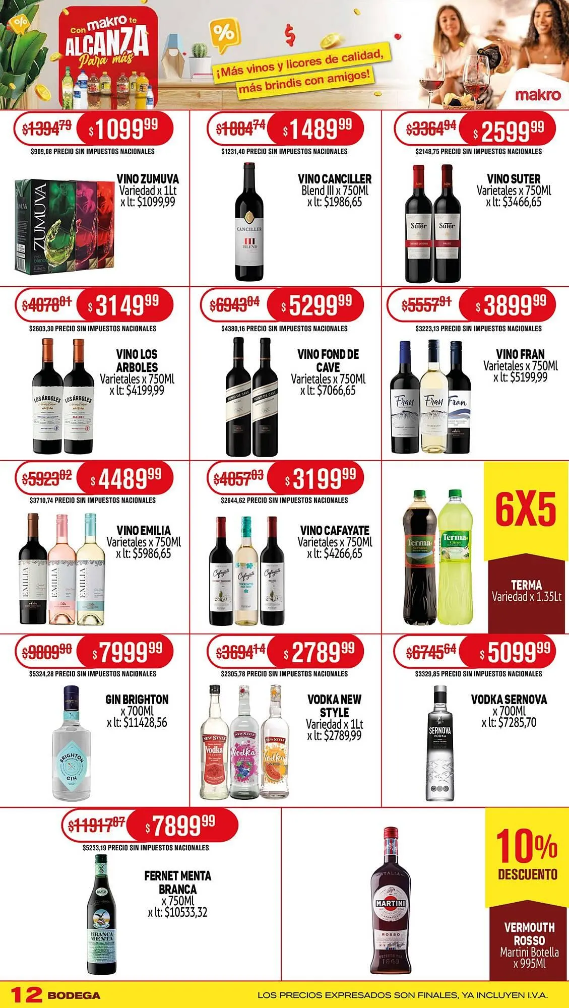 Ofertas de Catálogo Makro 10 de abril al 16 de abril 2025 - Página 12 del catálogo