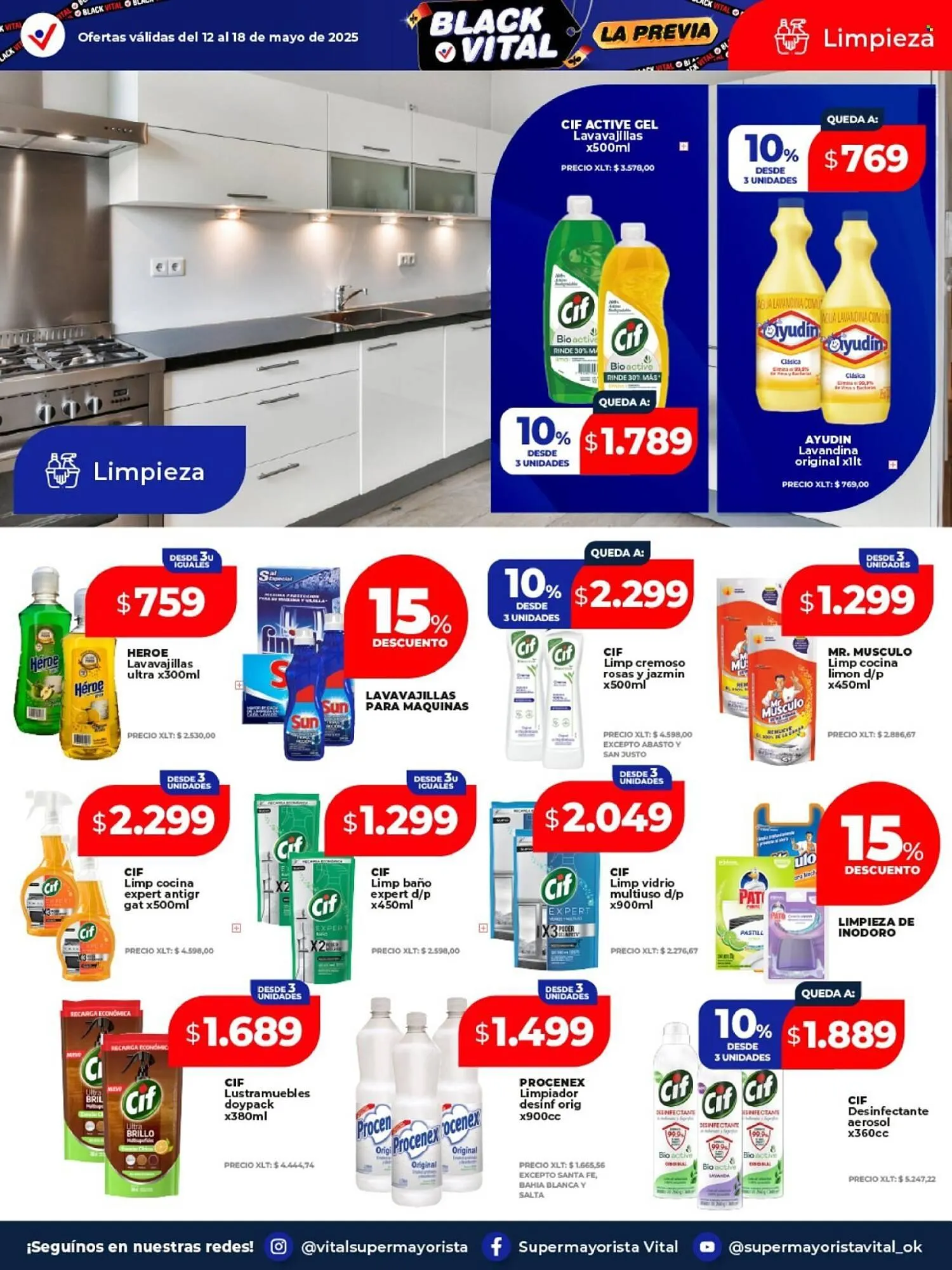 Ofertas de Catálogo Supermayorista Vital 12 de mayo al 18 de mayo 2025 - Página 9 del catálogo