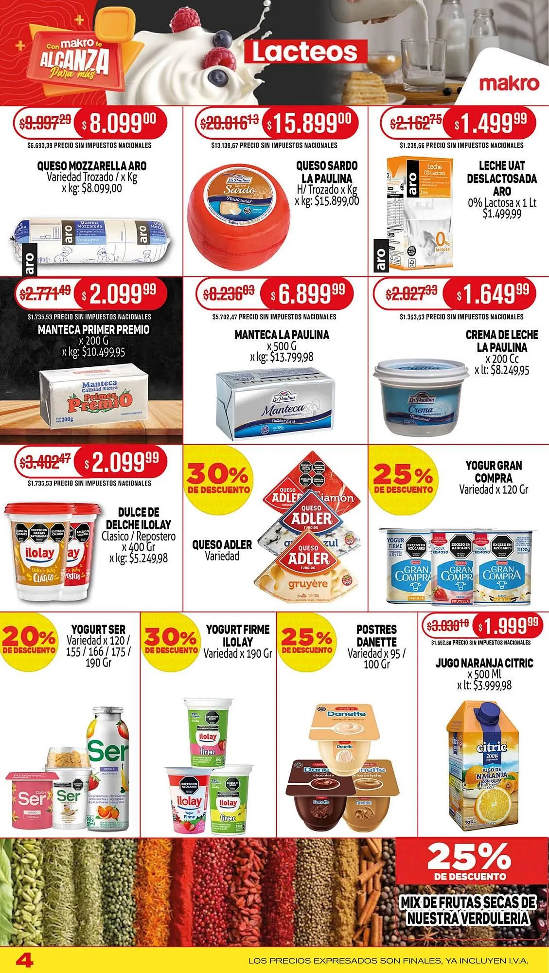 Ofertas de Catálogo Makro 18 de septiembre al 25 de septiembre 2025 - Página 4 del catálogo