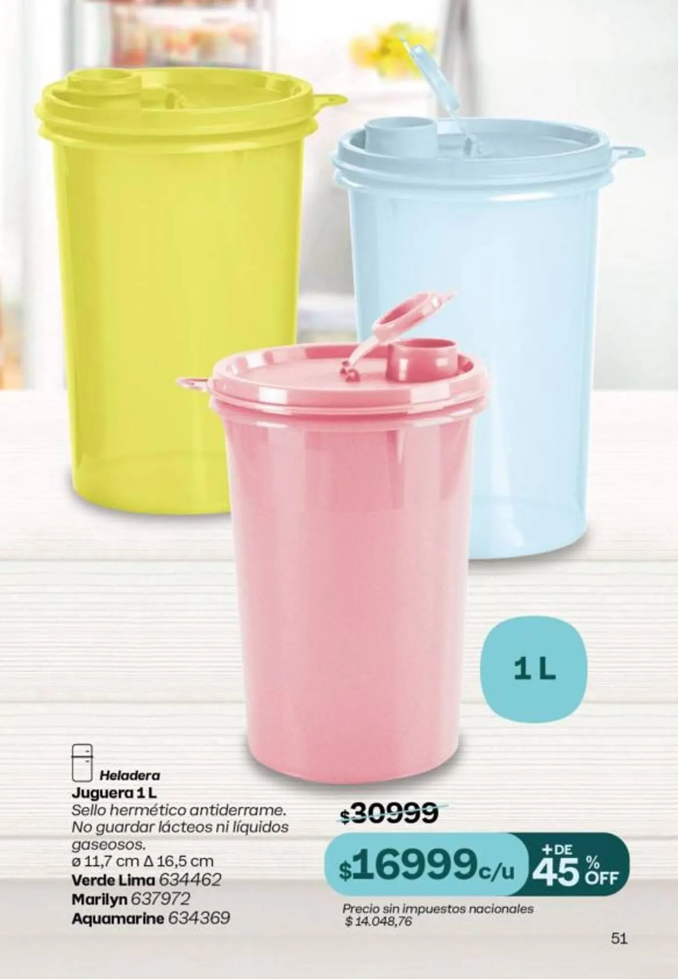 Ofertas de Catálogo Tupperware 10 de mayo al 31 de mayo 2025 - Página 52 del catálogo