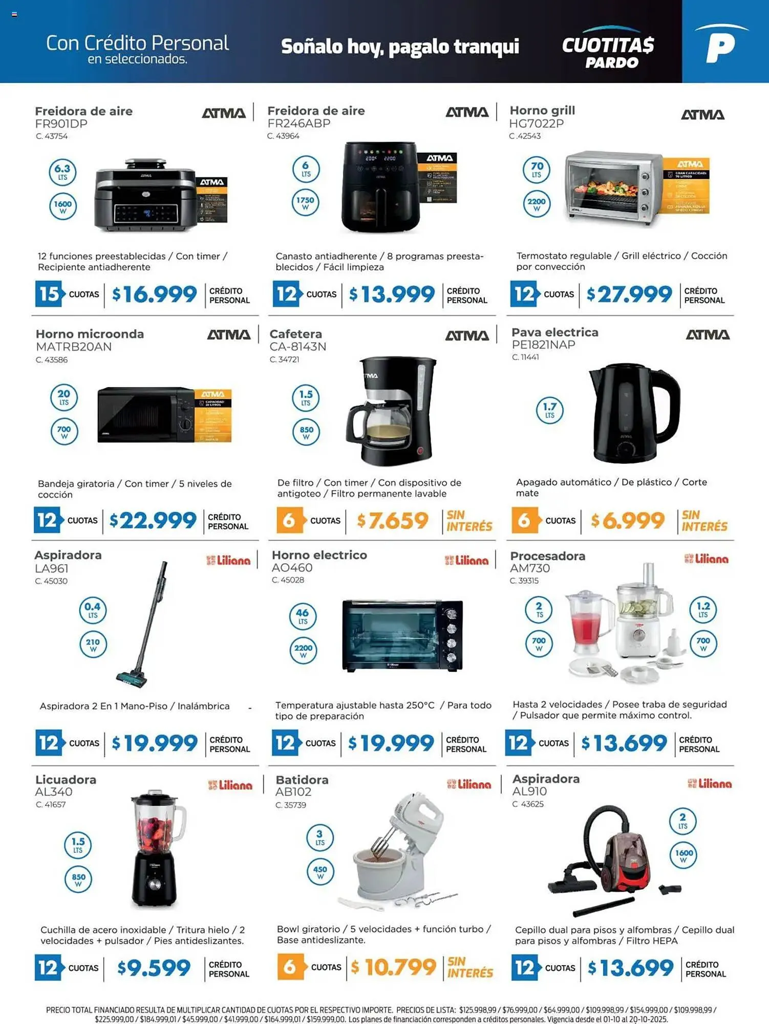 Ofertas de Catálogo Pardo Hogar 1 de octubre al 20 de octubre 2025 - Página 5 del catálogo