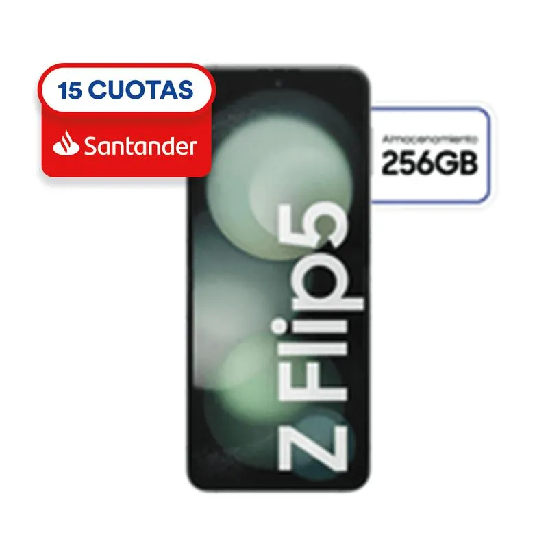 Celular Samsung Z Flip 5 Mint Green 256GB SM-F731BLGJARO