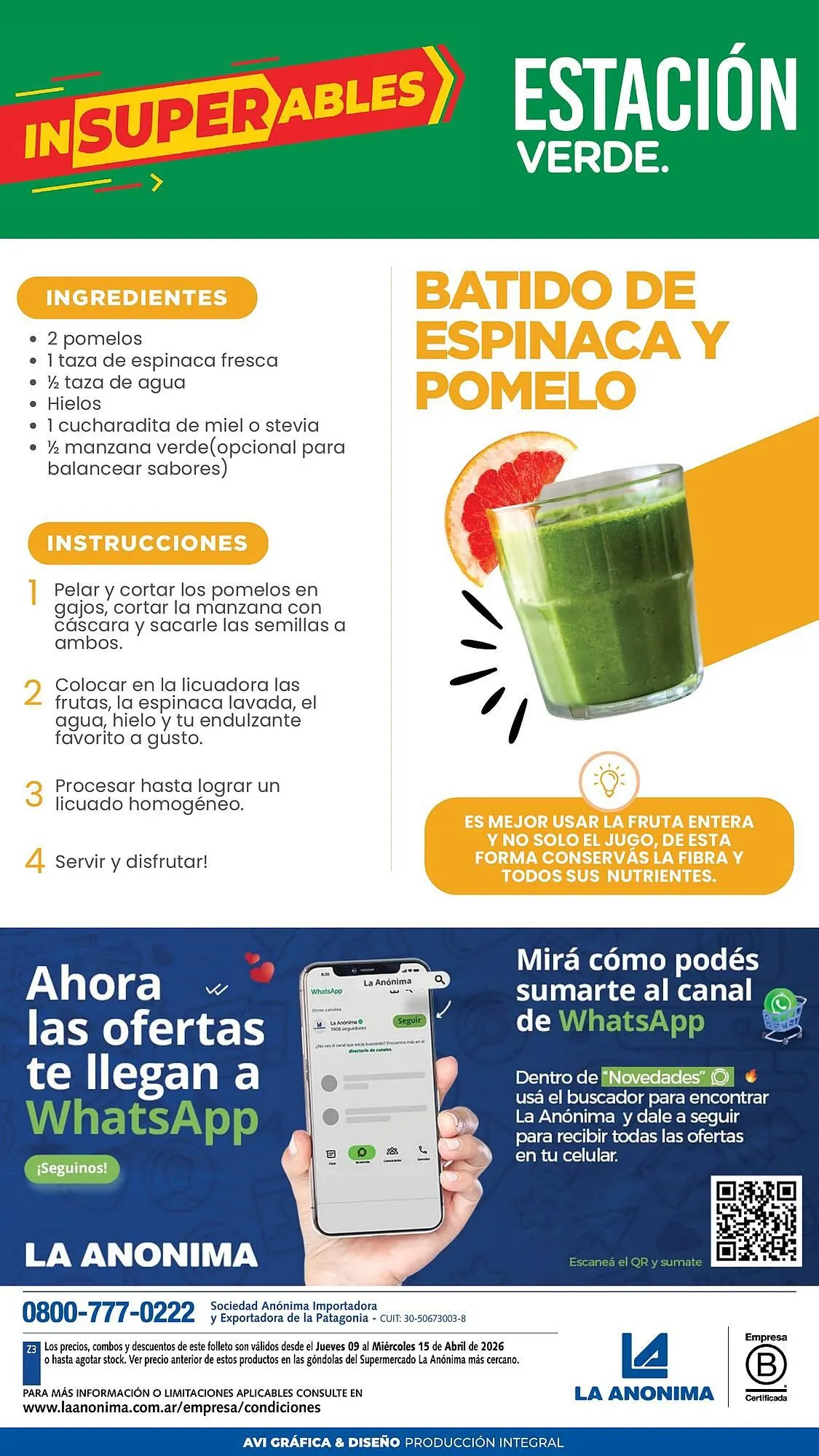 Ofertas de Catálogo La Anonima 10 de abril al 14 de abril 2026 - Página 7 del catálogo