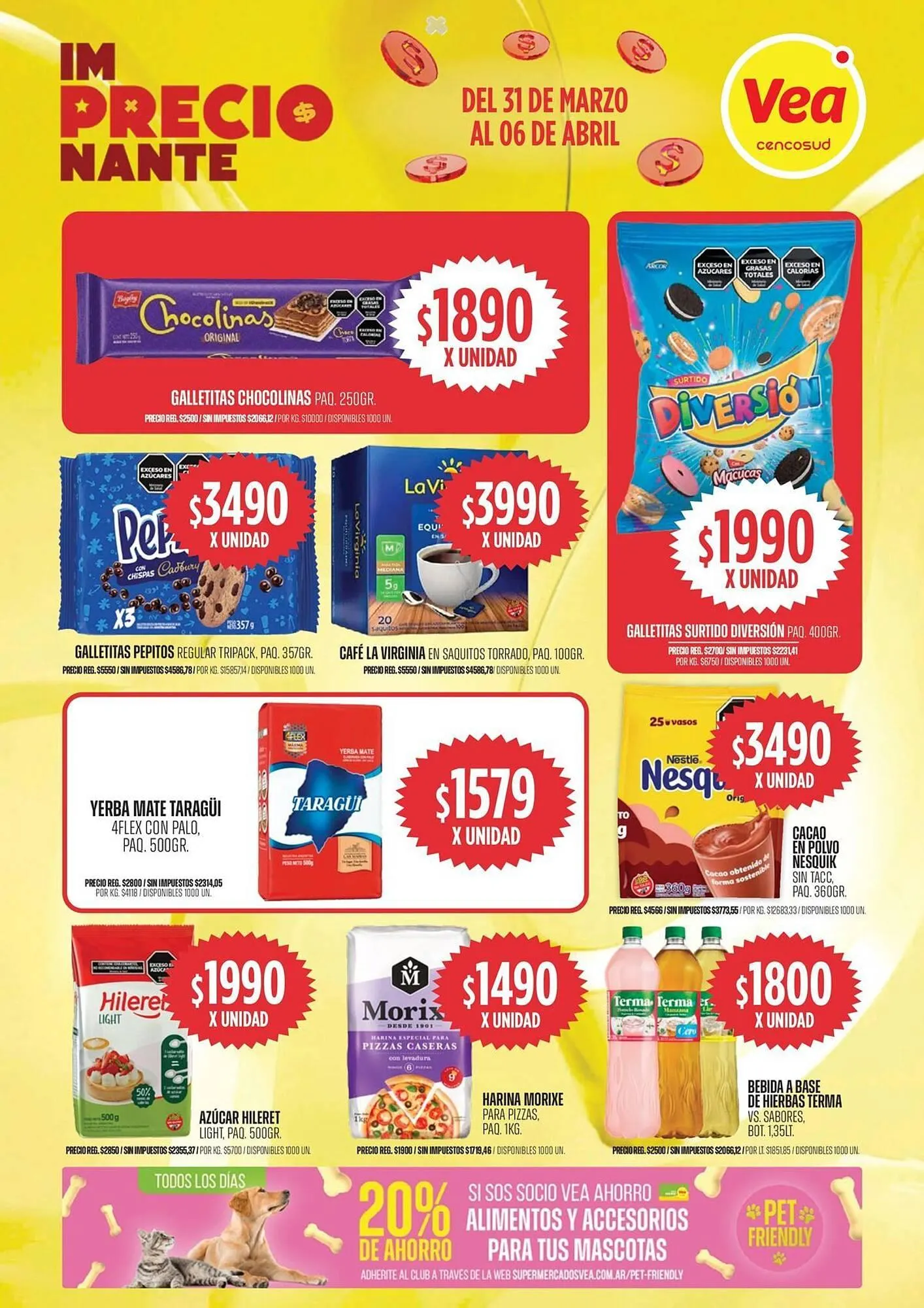 Ofertas de Catálogo Supermercados Vea 31 de marzo al 6 de abril 2026 - Página 3 del catálogo
