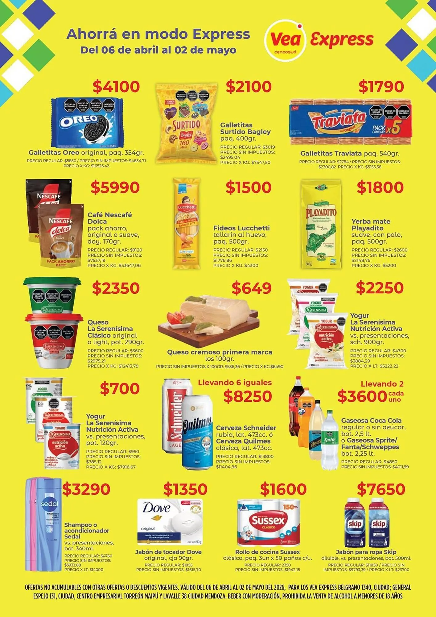 Ofertas de Catálogo Supermercados Vea 6 de abril al 2 de mayo 2026 - Página 1 del catálogo