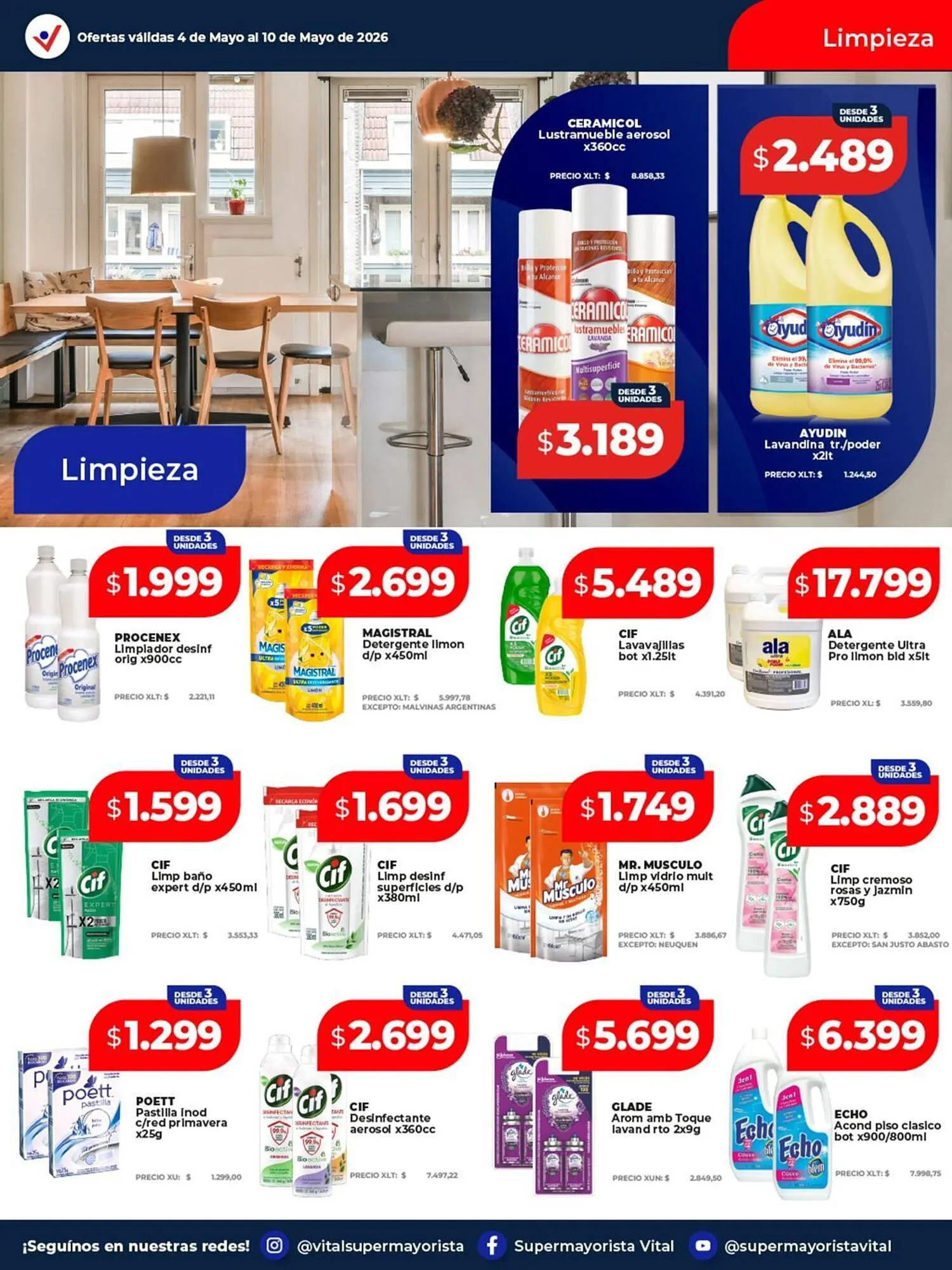 Ofertas de Catálogo Supermayorista Vital 4 de mayo al 10 de mayo 2026 - Página 5 del catálogo