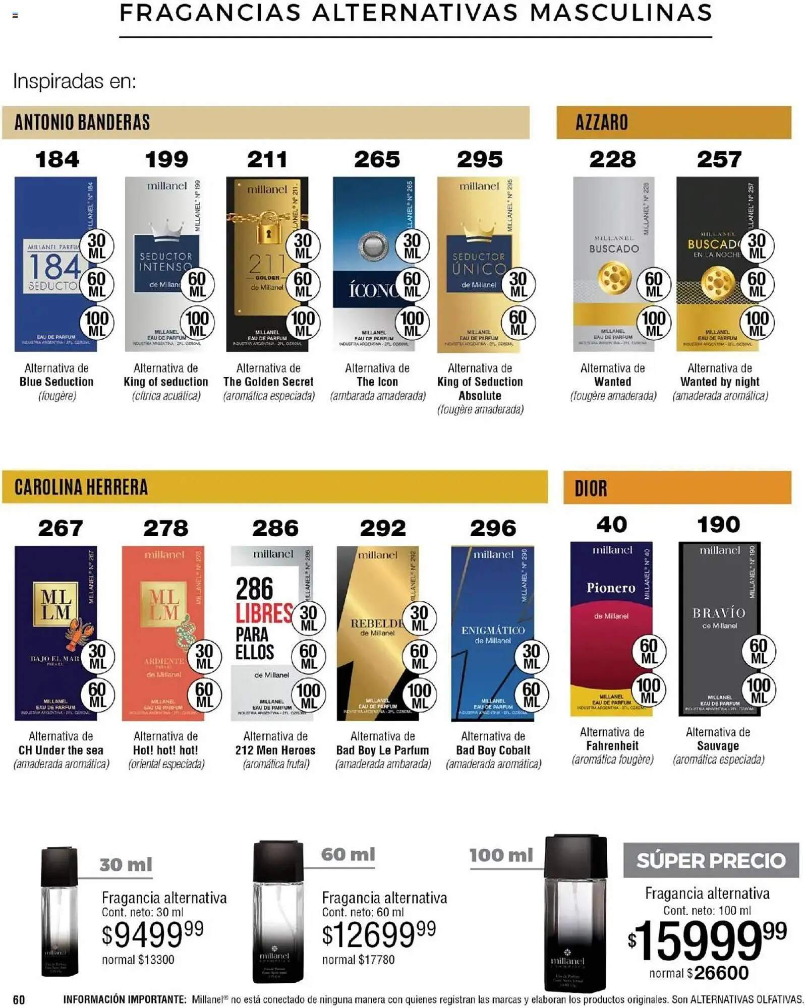 Ofertas de Catálogo Millanel Cosmética 31 de marzo al 27 de abril 2025 - Página 60 del catálogo