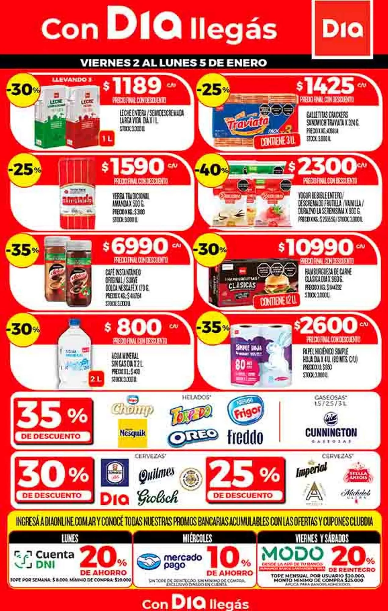 Ofertas de Folleto Supermercados DIA 2 de enero al 5 de enero 2026 - Página 1 del catálogo