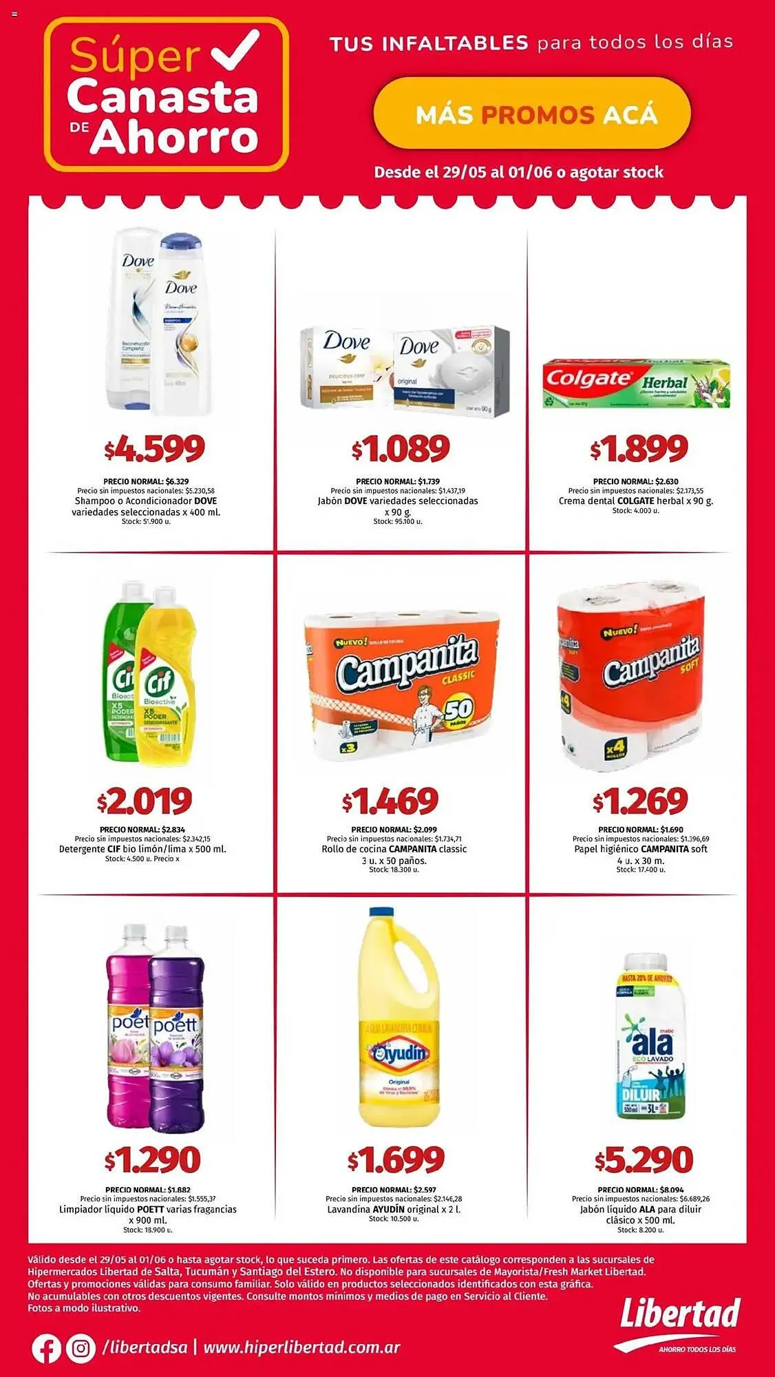 Ofertas de Catálogo Hipermercado Libertad 29 de mayo al 2 de junio 2025 - Página 4 del catálogo