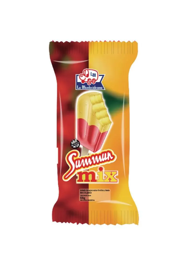 Helado Summun La Montevideana frutilla y limón 68 Gr.