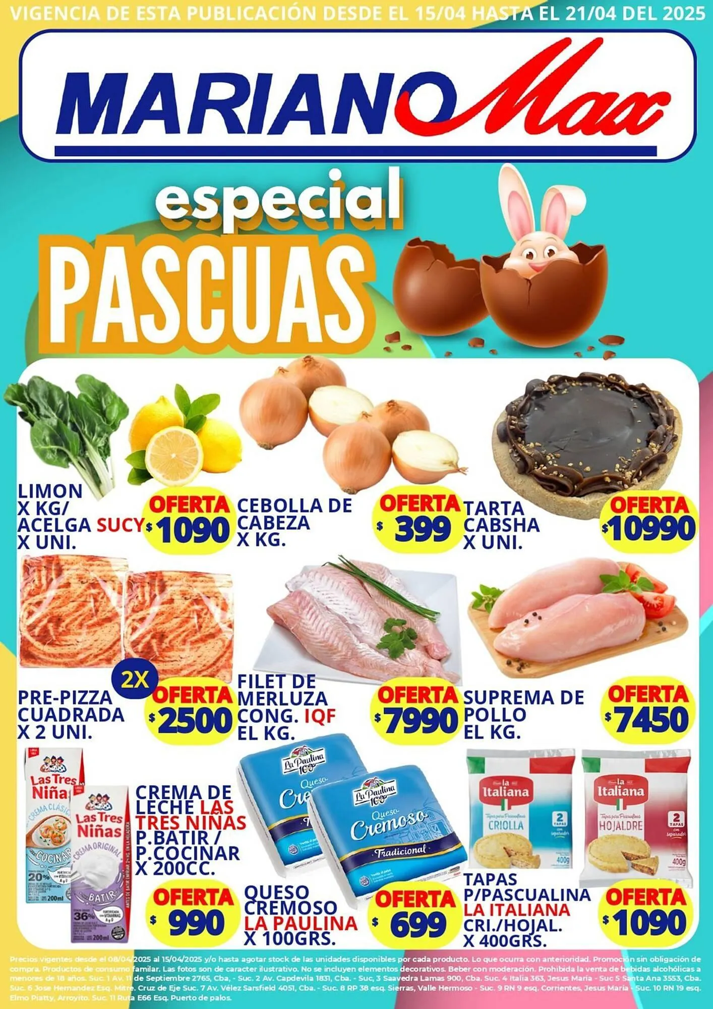 Ofertas de Catálogo Supermercados Mariano Max 15 de abril al 21 de abril 2025 - Página 1 del catálogo