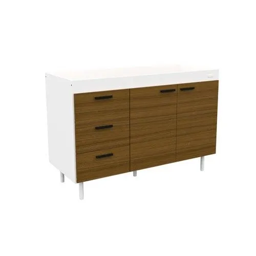 Bajo mesada sin bacha express 1.20 mts avellana Mosconi