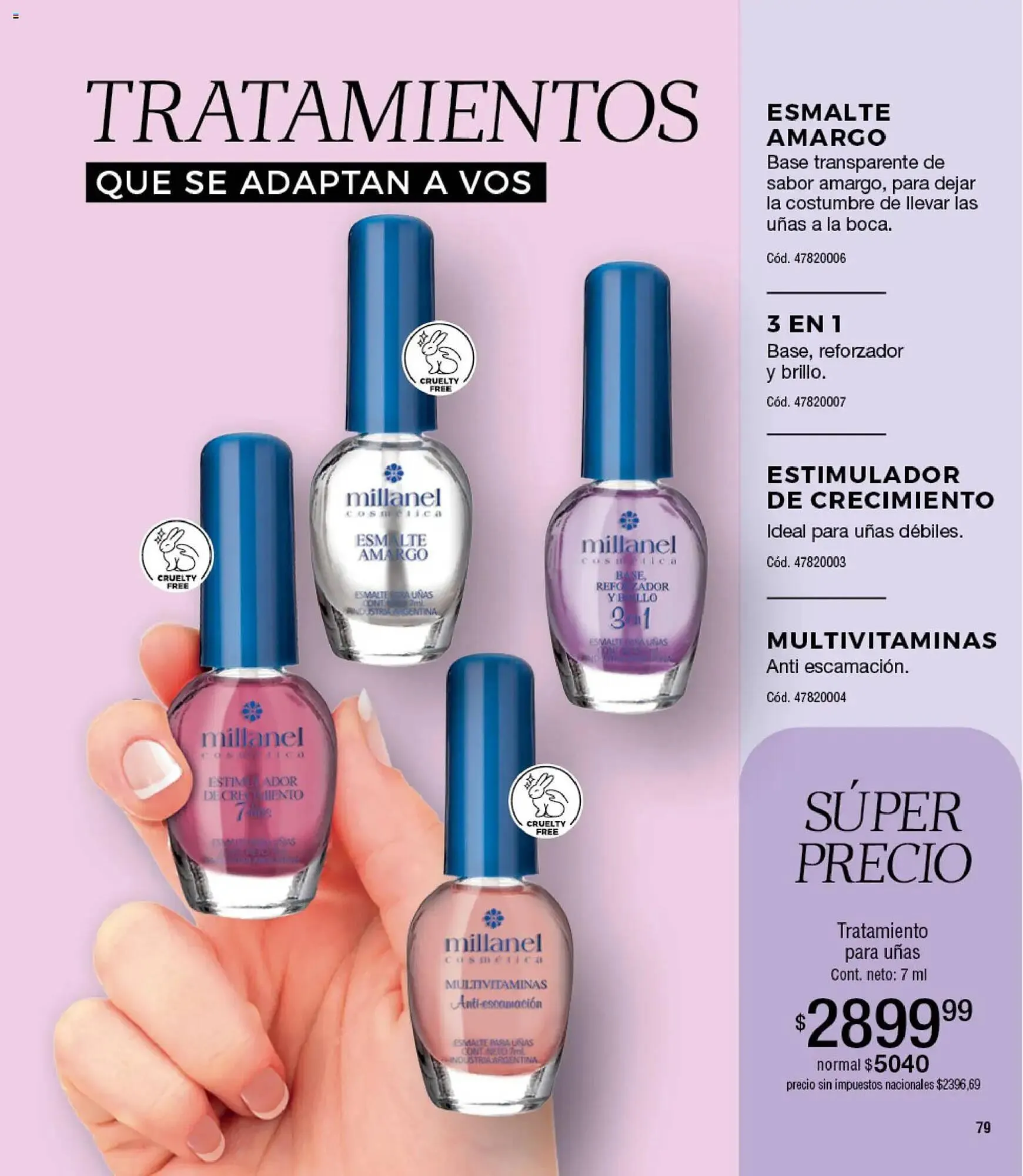 Ofertas de Catálogo Millanel Cosmética 30 de marzo al 27 de abril 2026 - Página 79 del catálogo