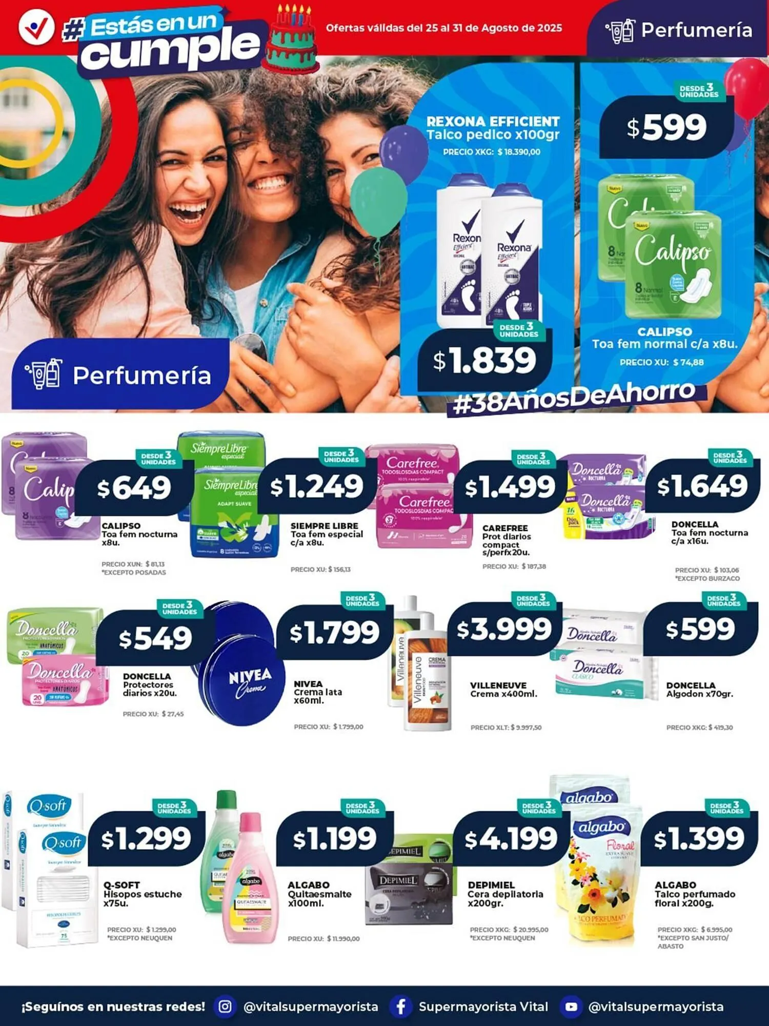 Ofertas de Catálogo Supermayorista Vital 25 de agosto al 31 de agosto 2025 - Página 4 del catálogo