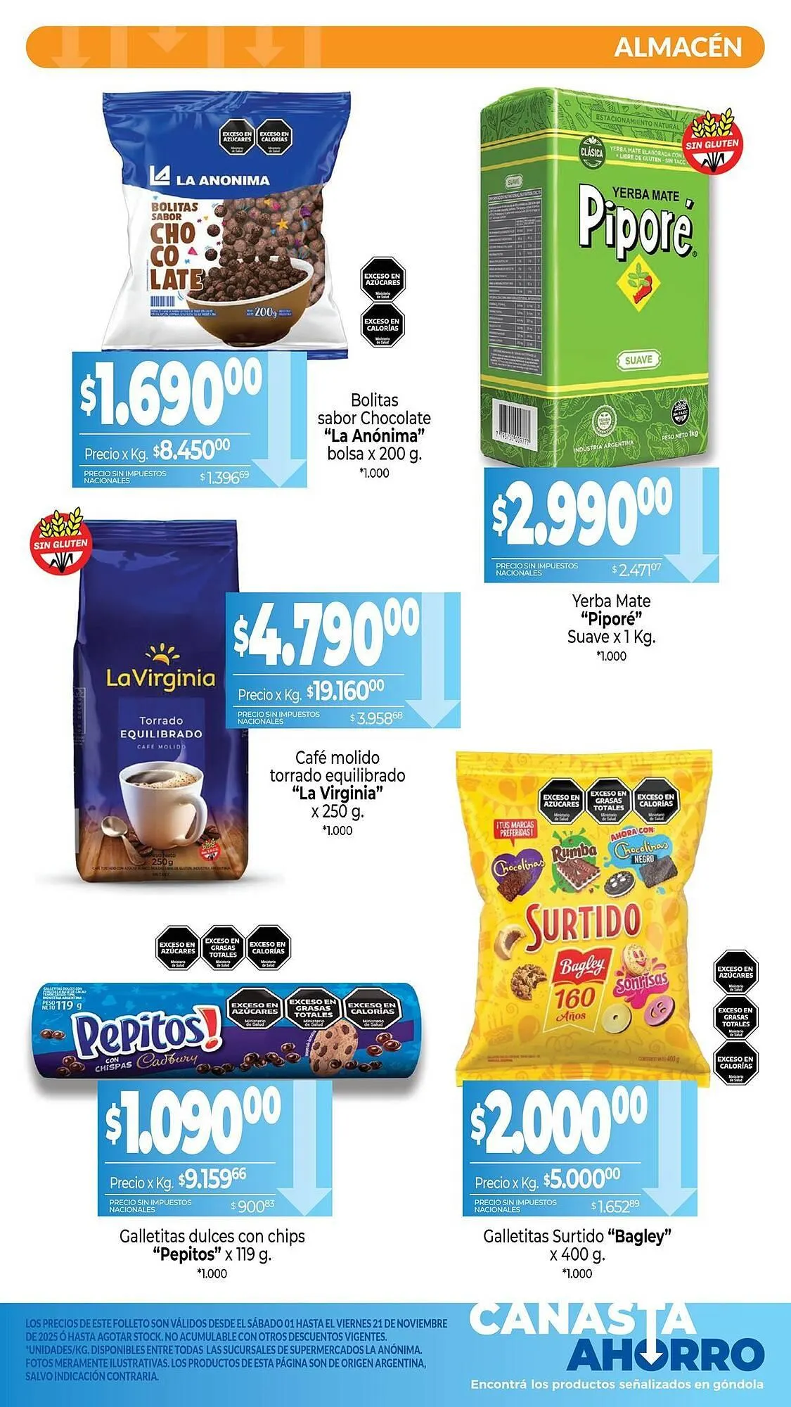 Ofertas de Catálogo La Anonima 1 de noviembre al 21 de noviembre 2025 - Página 6 del catálogo