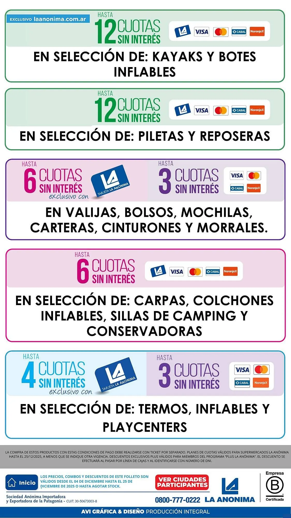 Ofertas de Catálogo La Anonima 4 de diciembre al 25 de diciembre 2025 - Página 21 del catálogo