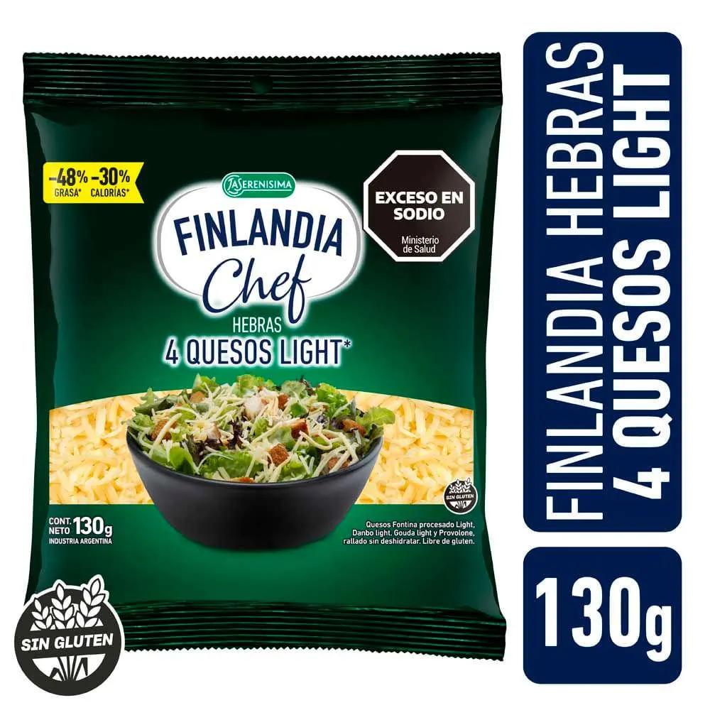 Queso Finlandia Heb 4 Qso Sob 130gr.