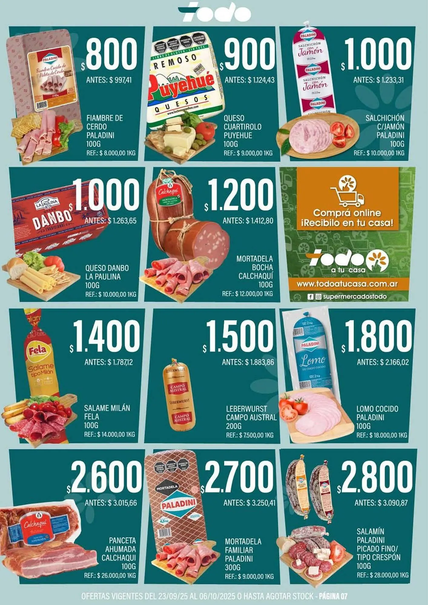 Ofertas de Catálogo Supermercados Todo 23 de septiembre al 31 de diciembre 2025 - Página 7 del catálogo