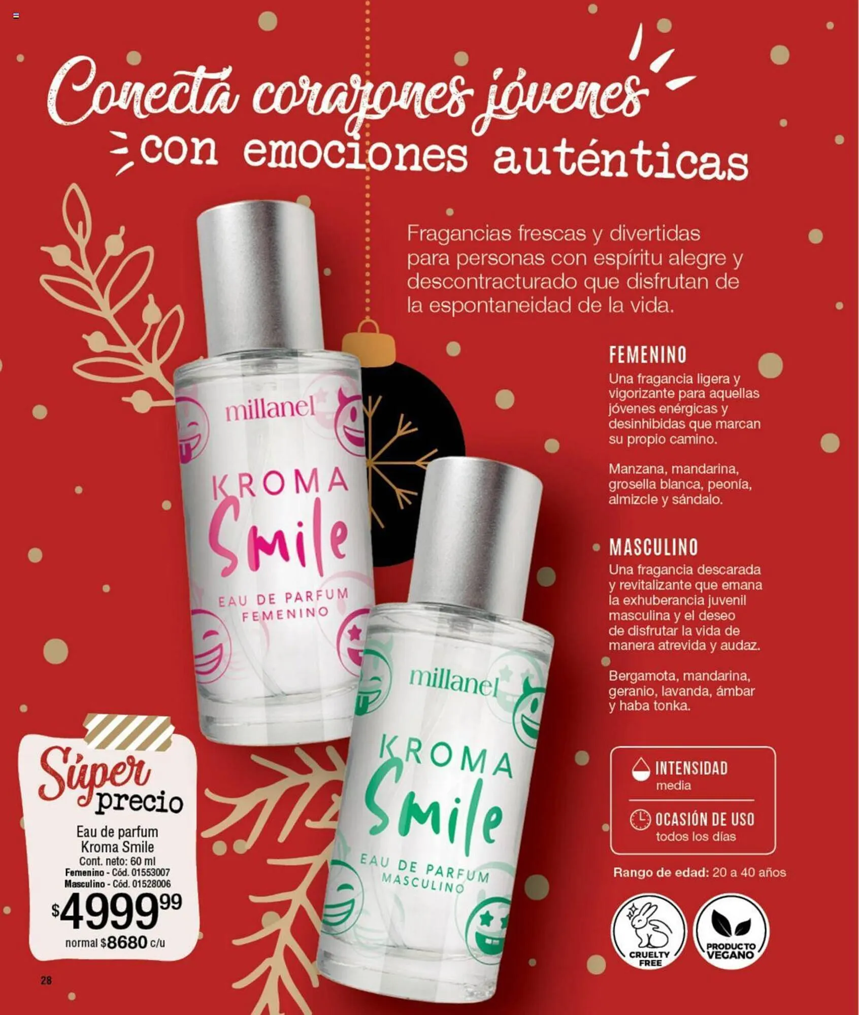 Ofertas de Catálogo Millanel Cosmética 13 de noviembre al 10 de diciembre 2023 - Página 28 del catálogo