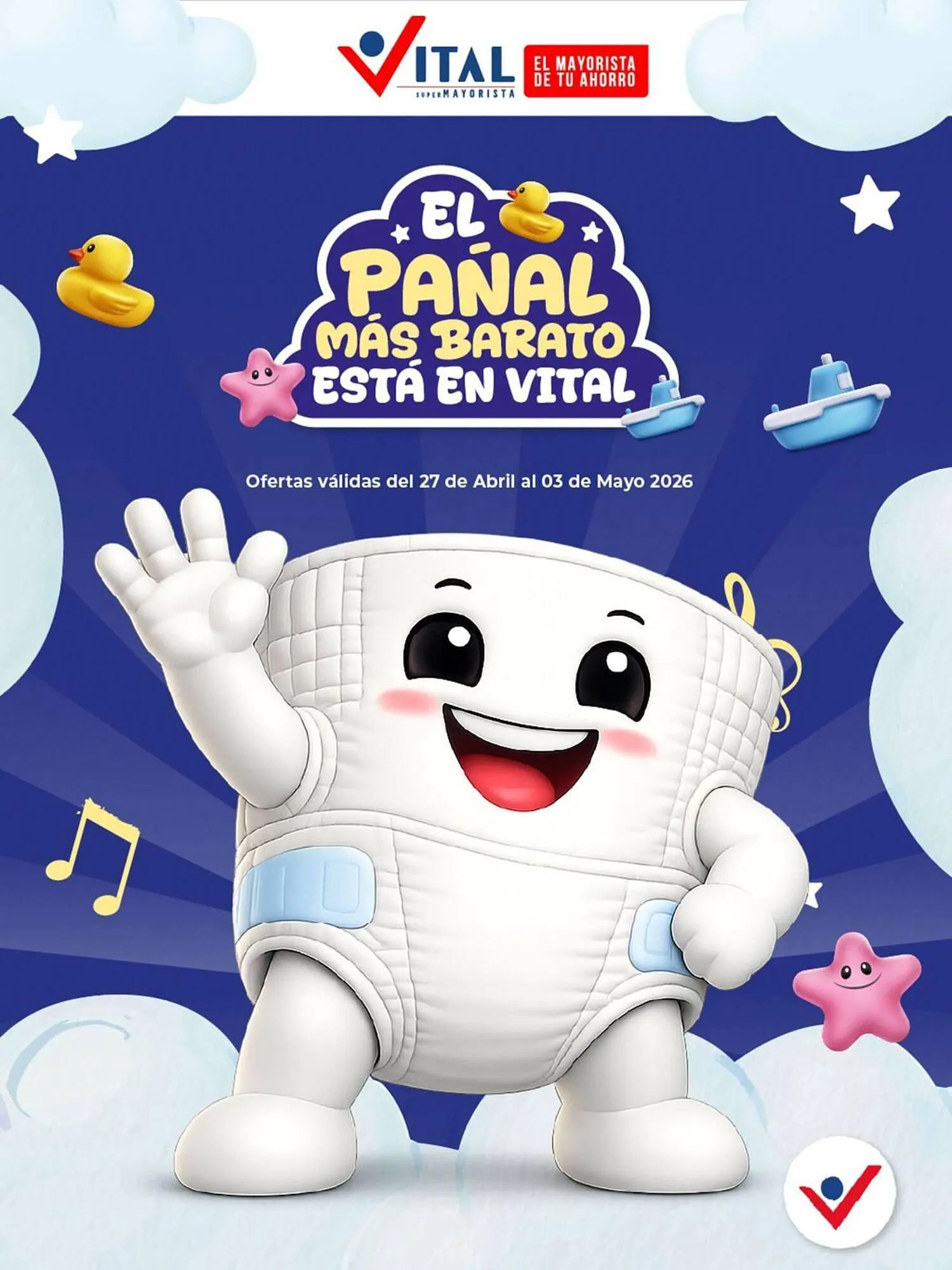 Ofertas de Catálogo Supermayorista Vital 27 de abril al 3 de mayo 2026 - Página 1 del catálogo