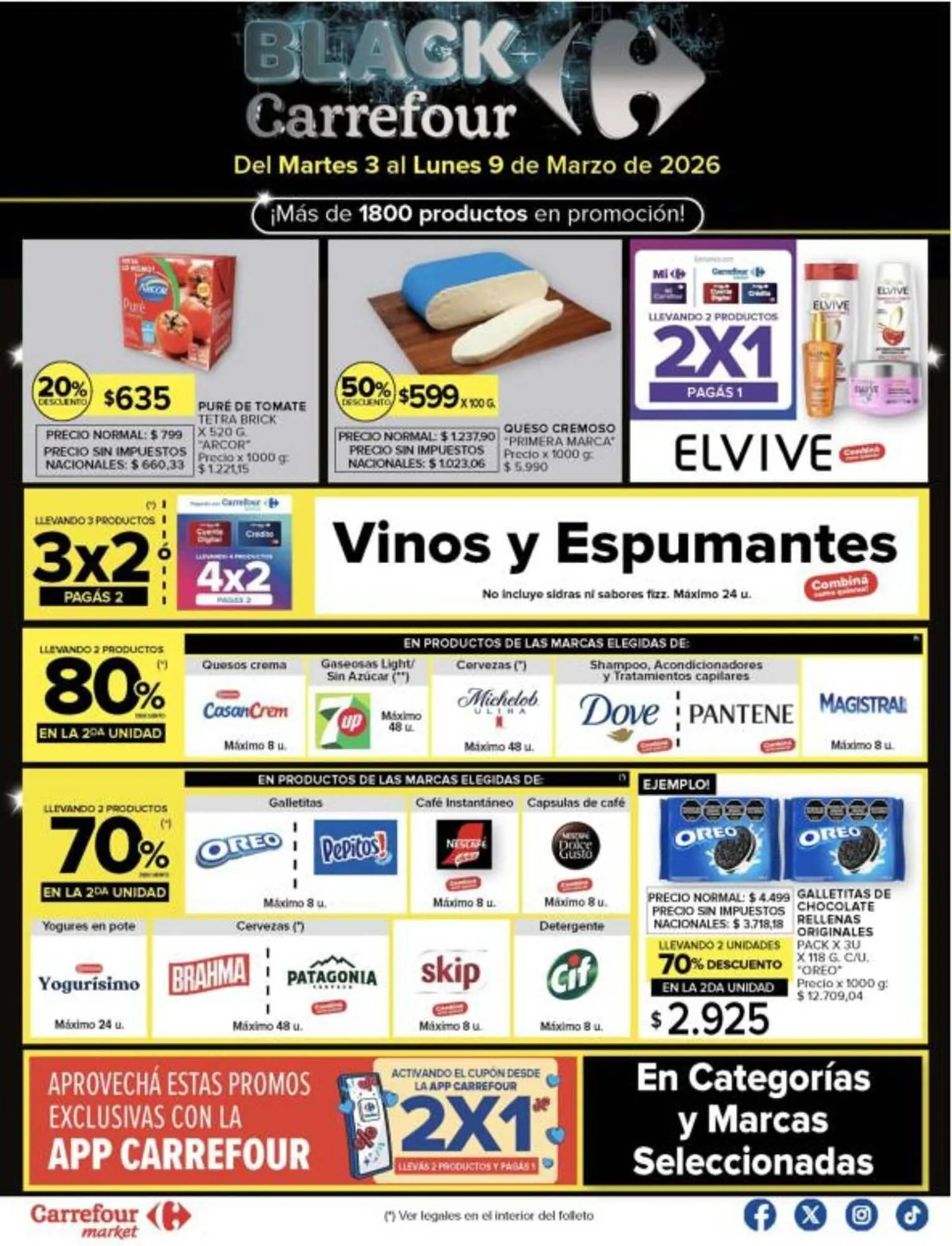 Ofertas de Folleto Carrefour Market 3 de marzo al 10 de marzo 2026 - Página 1 del catálogo