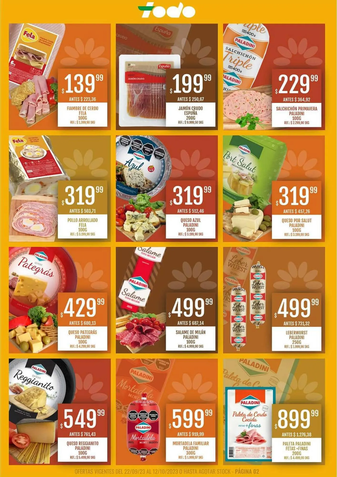 Ofertas de Catálogo Supermercados Todo 22 de septiembre al 12 de octubre 2023 - Página 2 del catálogo