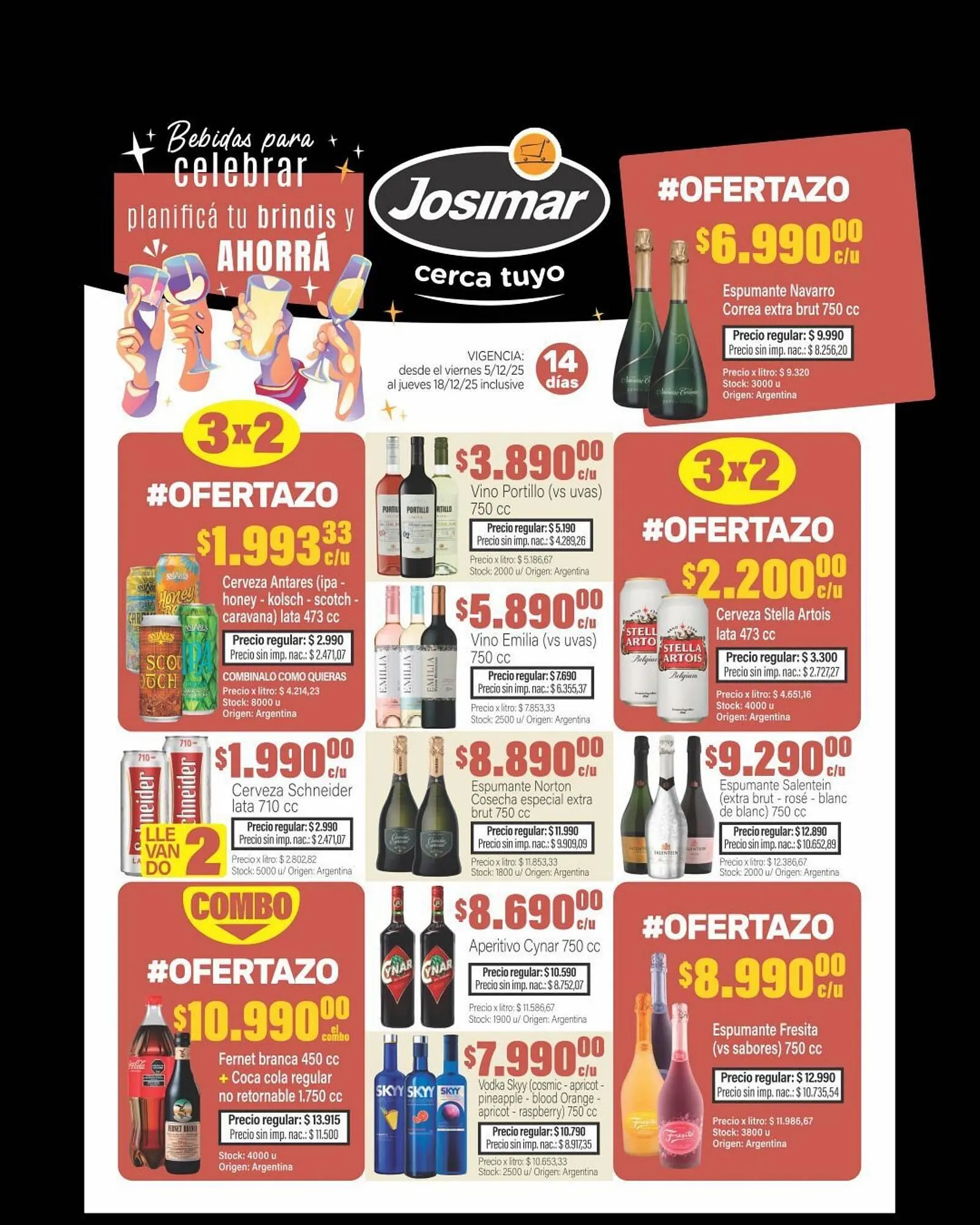 Ofertas de Catálogo Josimar 5 de diciembre al 18 de diciembre 2025 - Página 1 del catálogo