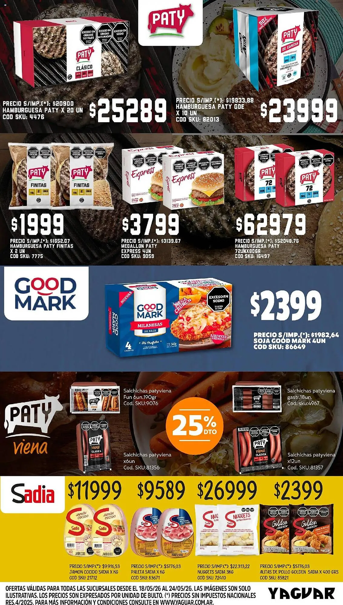 Ofertas de Catálogo Supermercados Yaguar 11 de mayo al 24 de mayo 2026 - Página 2 del catálogo