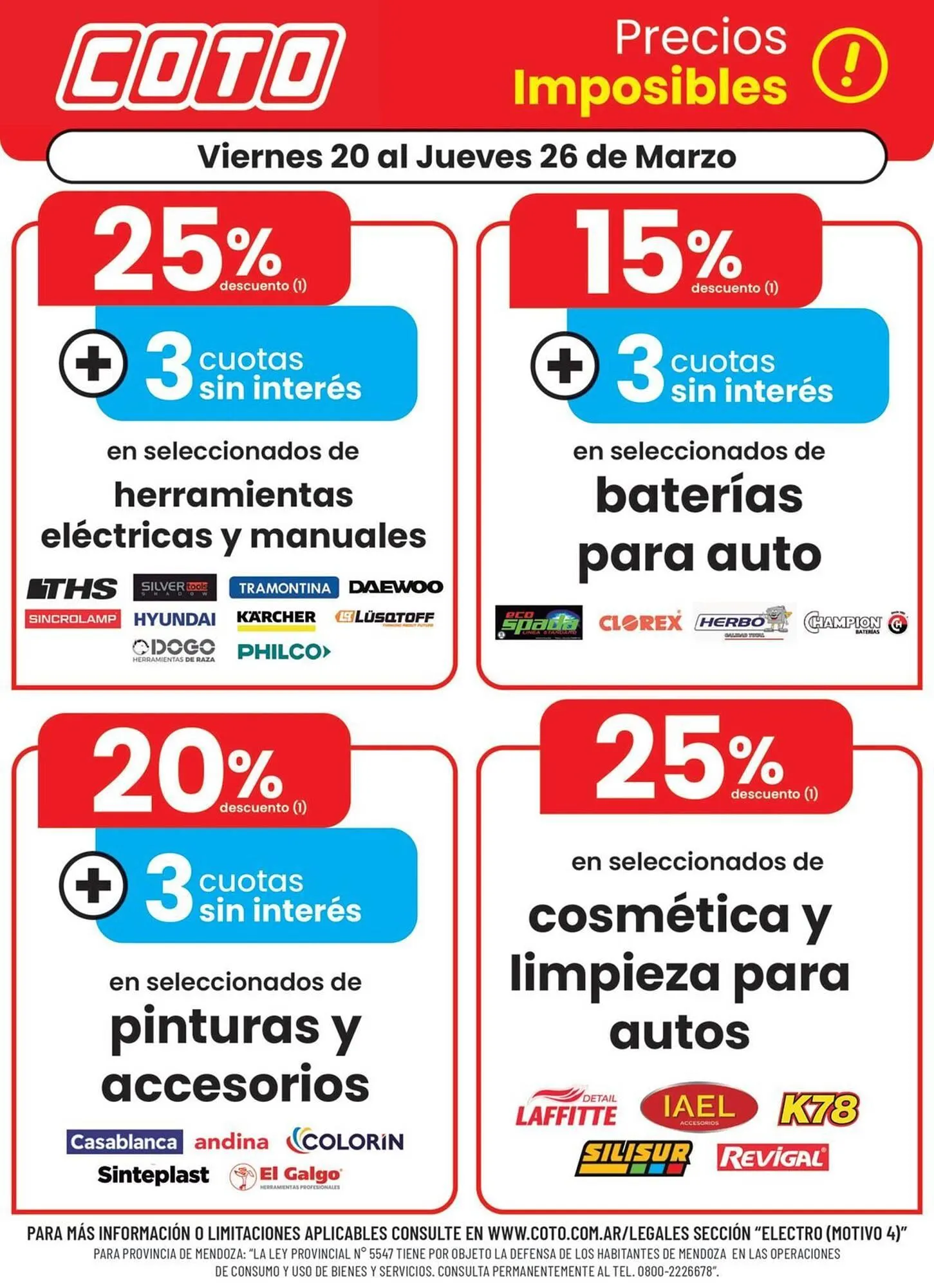 Ofertas de Catálogo Coto 20 de marzo al 26 de marzo 2026 - Página 4 del catálogo