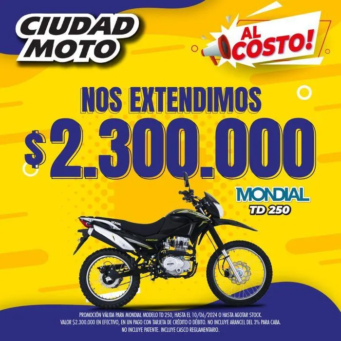 Ofertas de Ofertas Ciudad Moto 7 de junio al 10 de junio 2024 - Página 5 del catálogo
