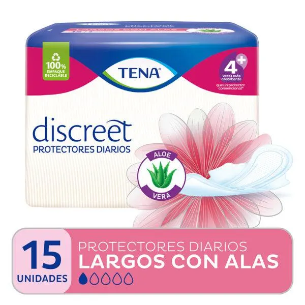 Tena Prot. Discreet Largo Alas X15u