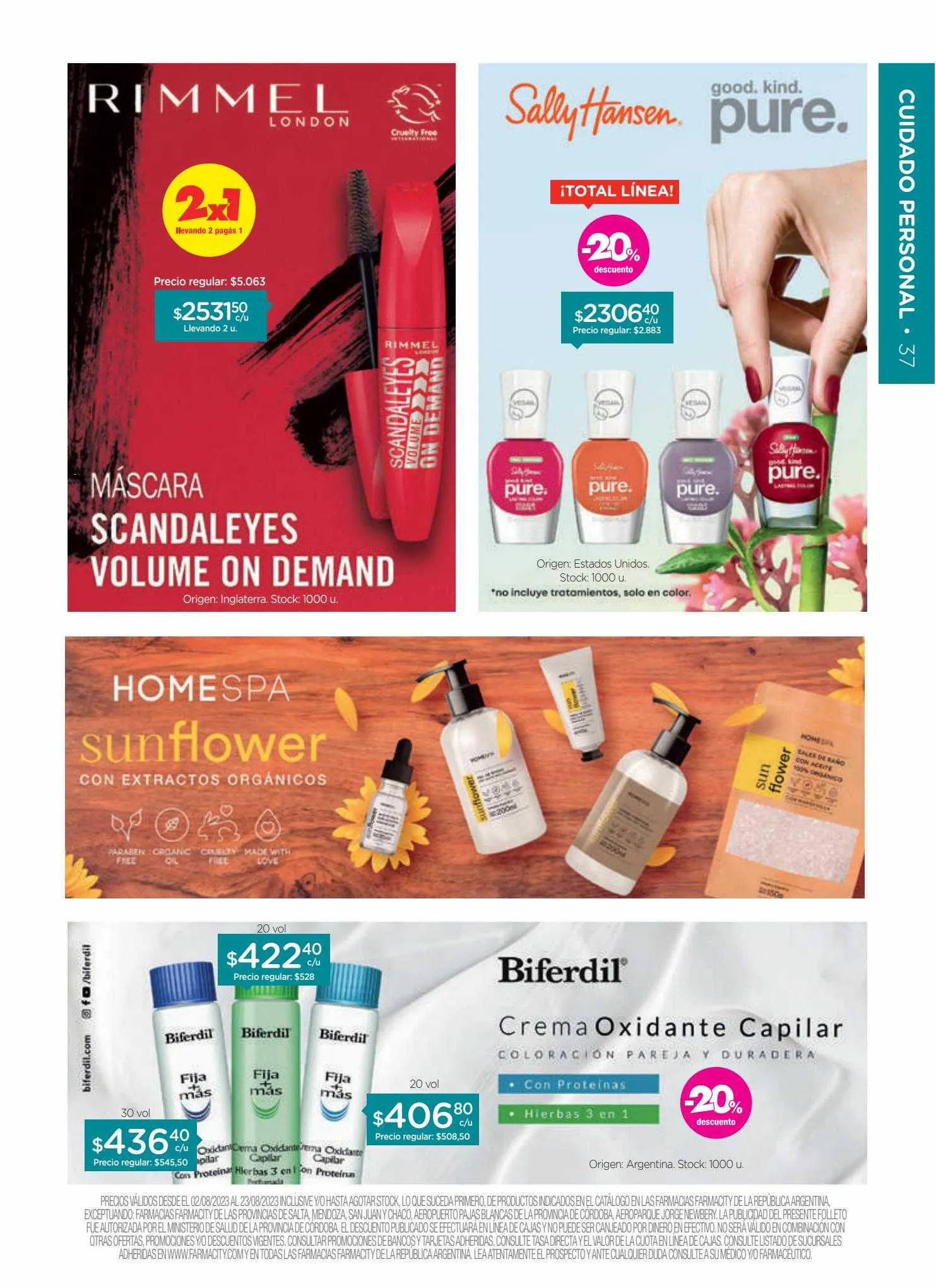 Ofertas de Catálogo Farmacity 1 de junio al 30 de septiembre 2023 - Página 37 del catálogo