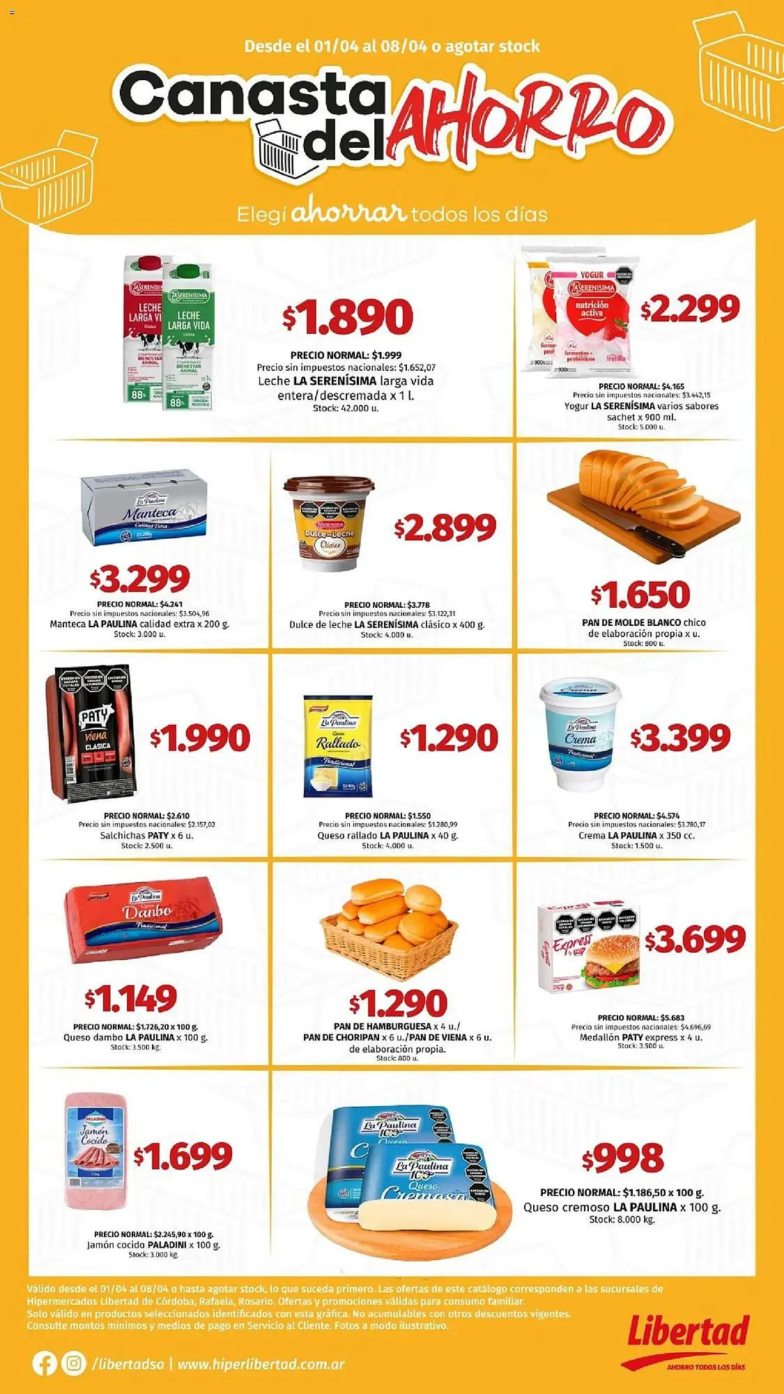 Ofertas de Catálogo Hipermercado Libertad 1 de abril al 9 de abril 2026 - Página 4 del catálogo