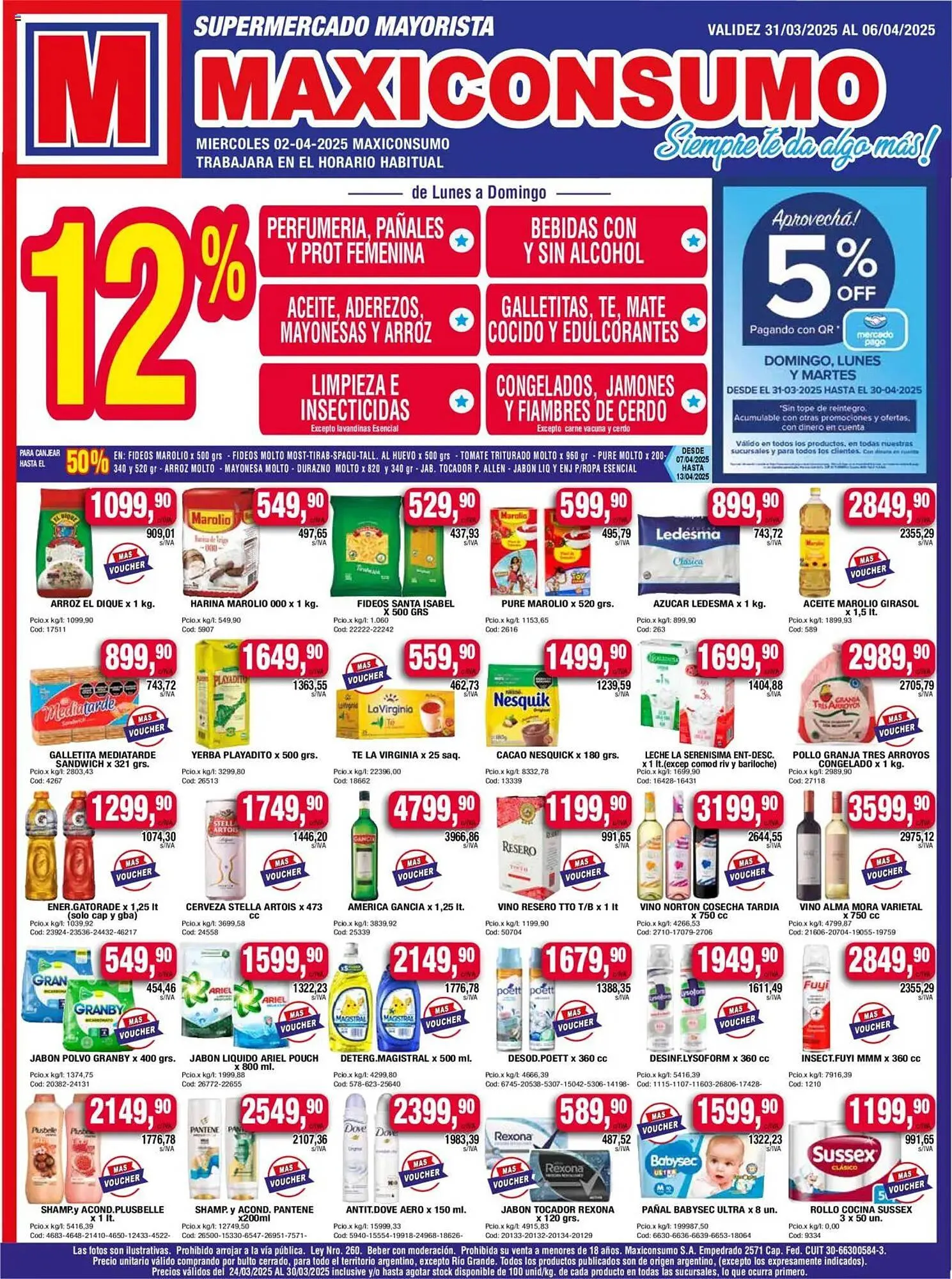 Ofertas de Catálogo Maxiconsumo 31 de marzo al 6 de abril 2025 - Página 1 del catálogo