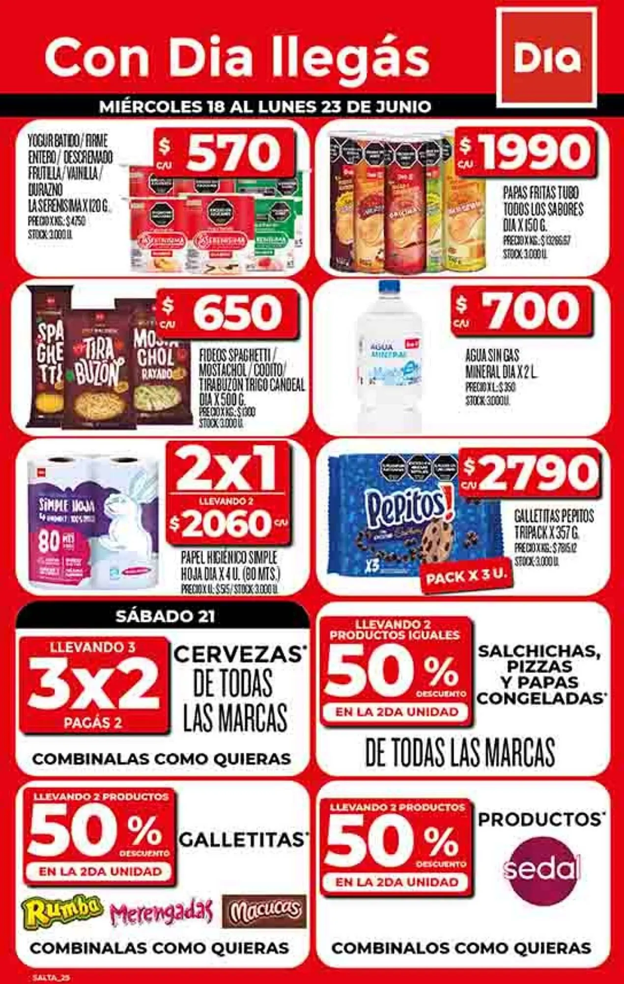 Ofertas de Catálogo Supermercados DIA 18 de junio al 23 de junio 2025 - Página 1 del catálogo