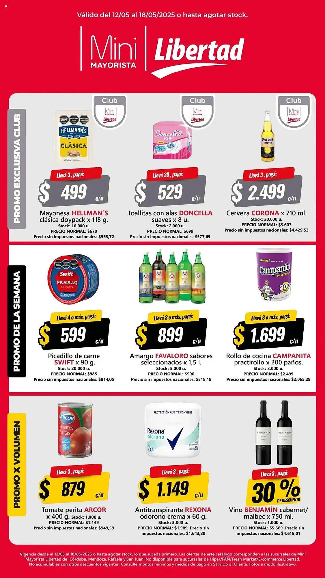 Ofertas de Catálogo Hipermercado Libertad 12 de mayo al 19 de mayo 2025 - Página 1 del catálogo