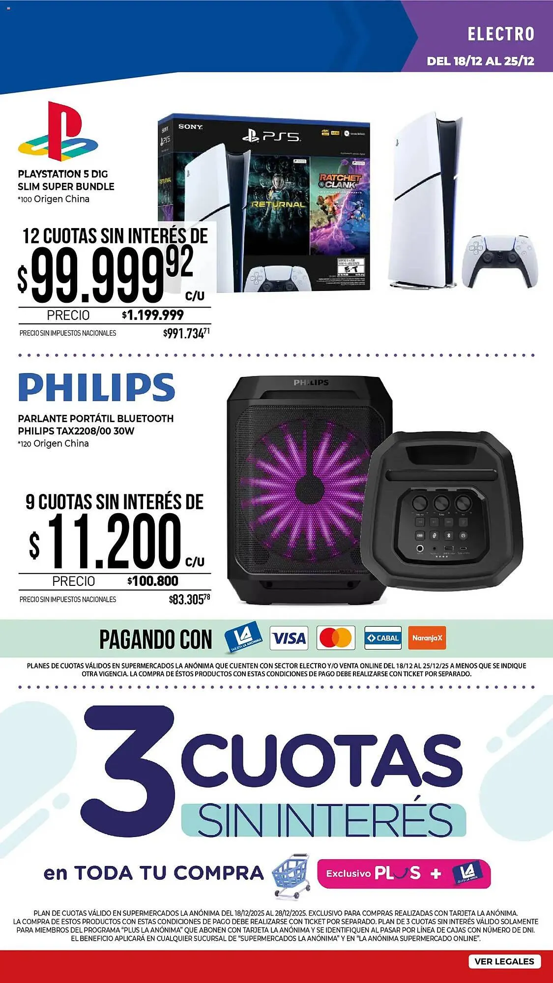 Ofertas de Catálogo La Anonima 18 de diciembre al 28 de diciembre 2025 - Página 40 del catálogo