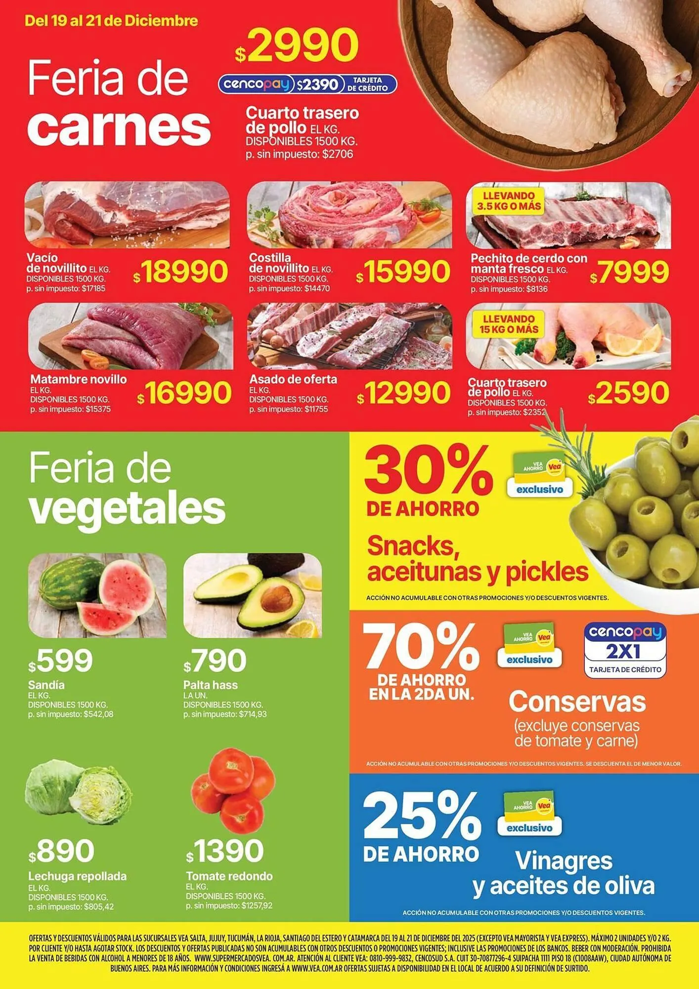 Ofertas de Catálogo Supermercados Vea 19 de diciembre al 24 de diciembre 2025 - Página 3 del catálogo