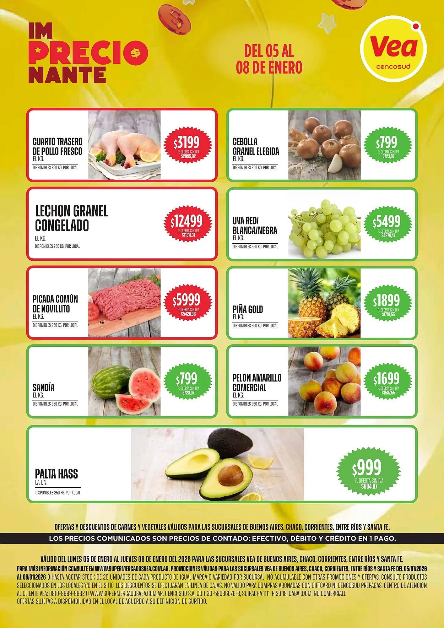 Ofertas de Catálogo Supermercados Vea 5 de enero al 8 de enero 2026 - Página 1 del catálogo