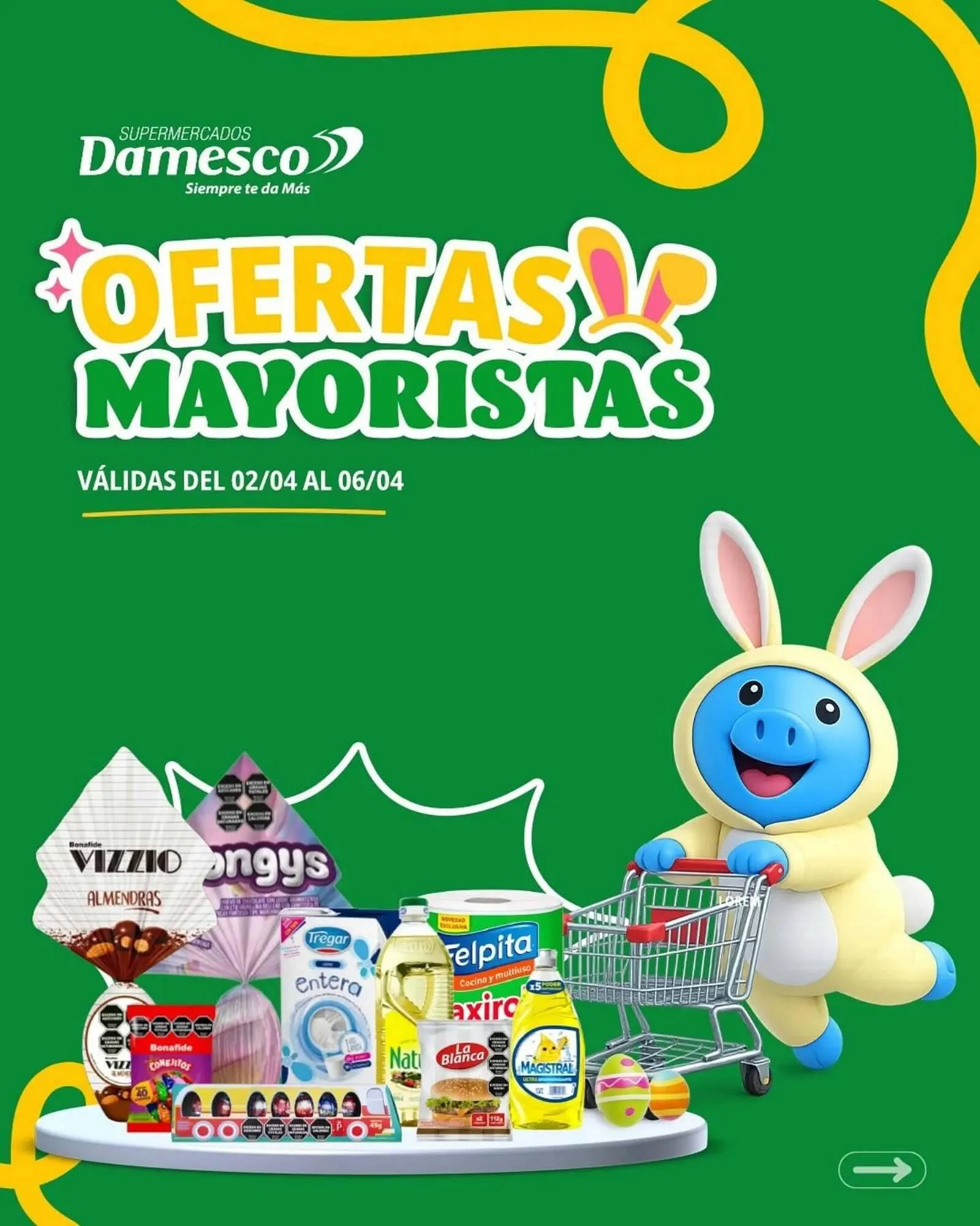 Ofertas de Catálogo Supermercados Damesco 2 de abril al 6 de abril 2026 - Página 1 del catálogo