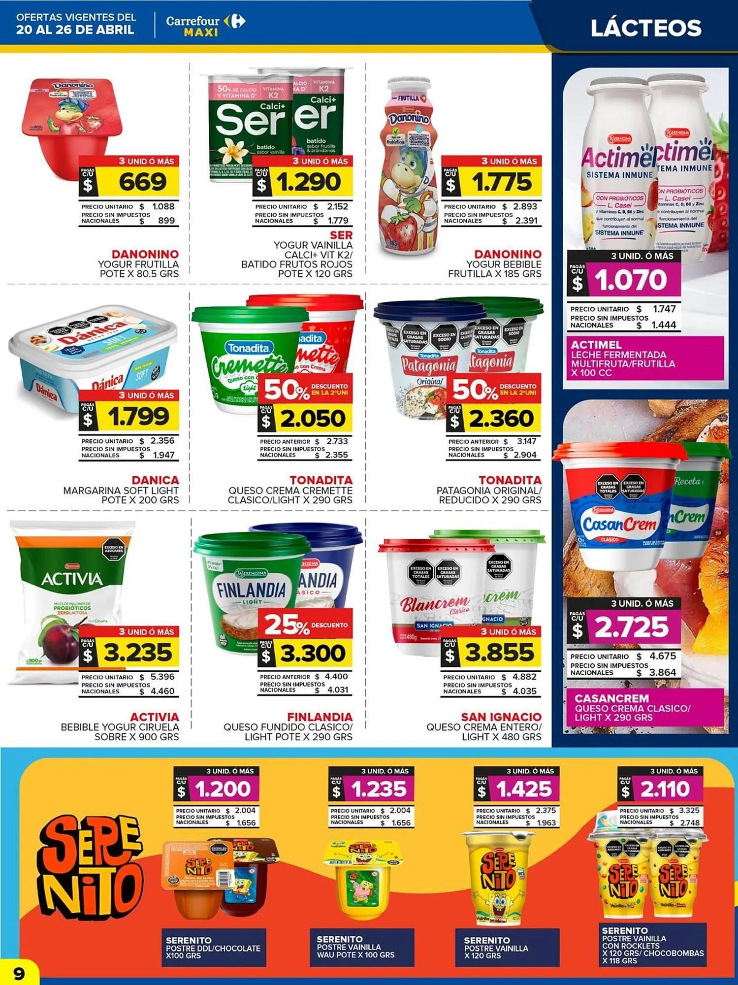 Ofertas de Folleto Carrefour Maxi 20 de abril al 27 de abril 2026 - Página 9 del catálogo