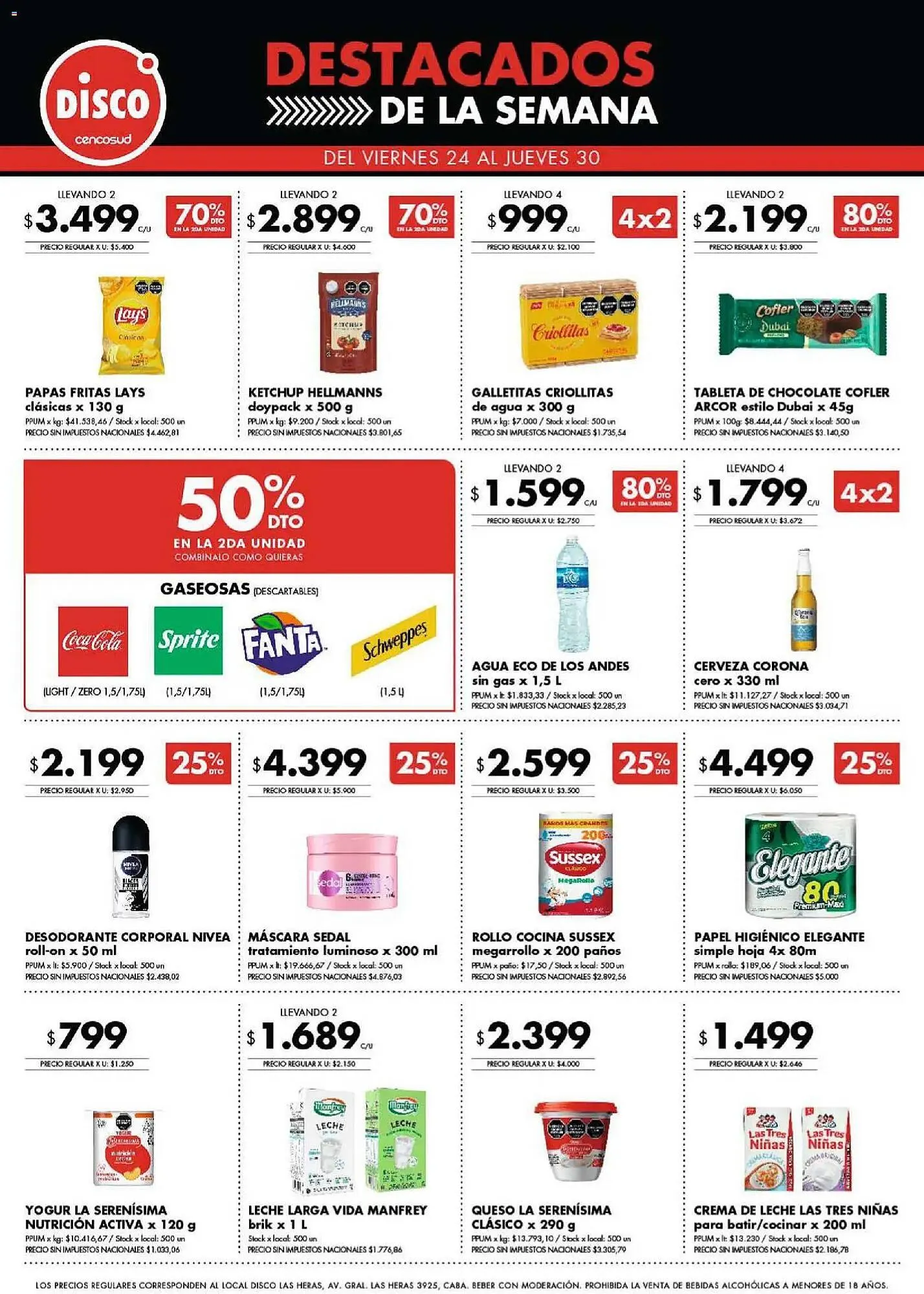 Ofertas de Folleto Disco 24 de abril al 30 de abril 2026 - Página 1 del catálogo