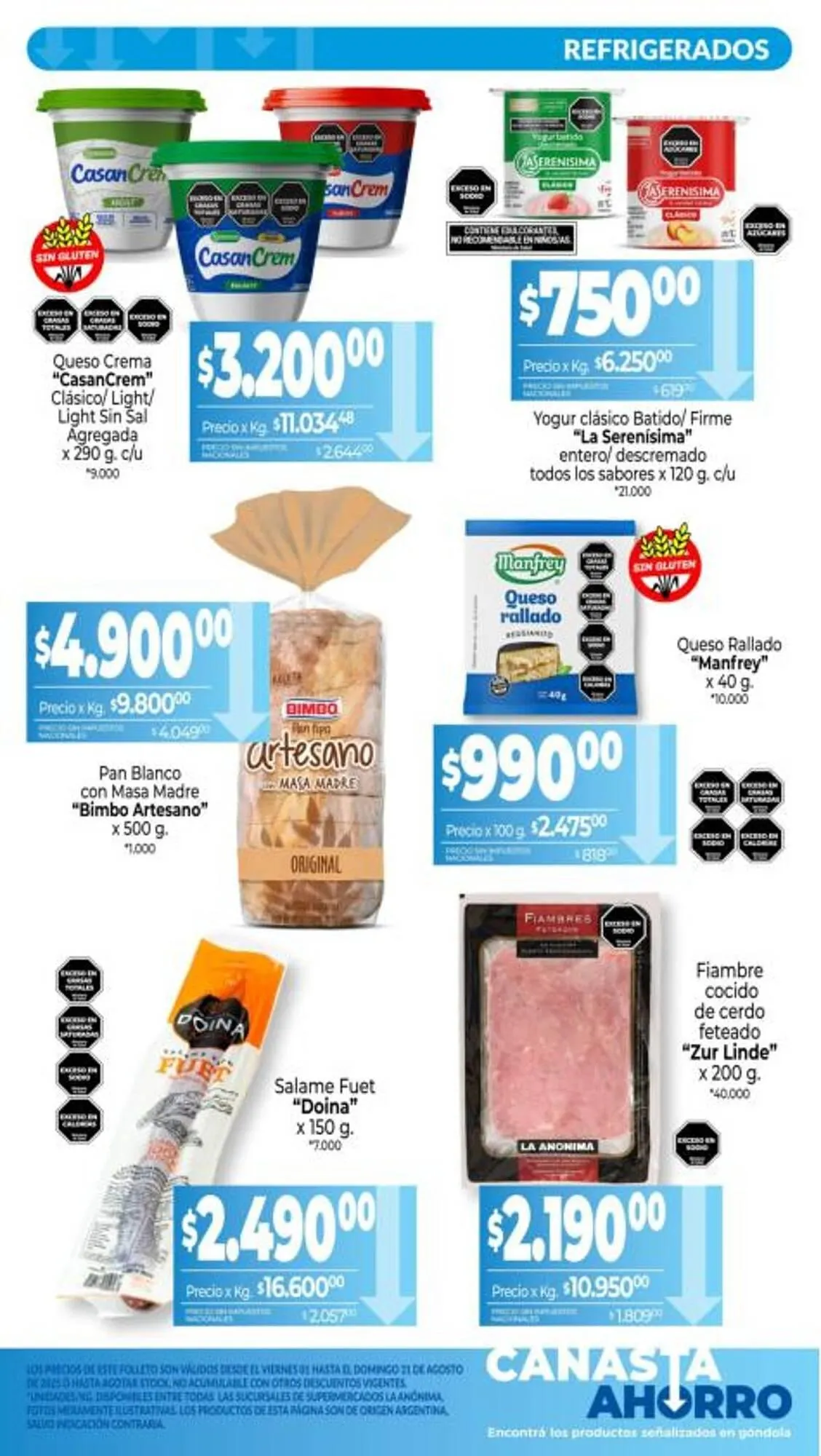 Ofertas de Catálogo La Anonima 8 de agosto al 31 de agosto 2025 - Página 10 del catálogo