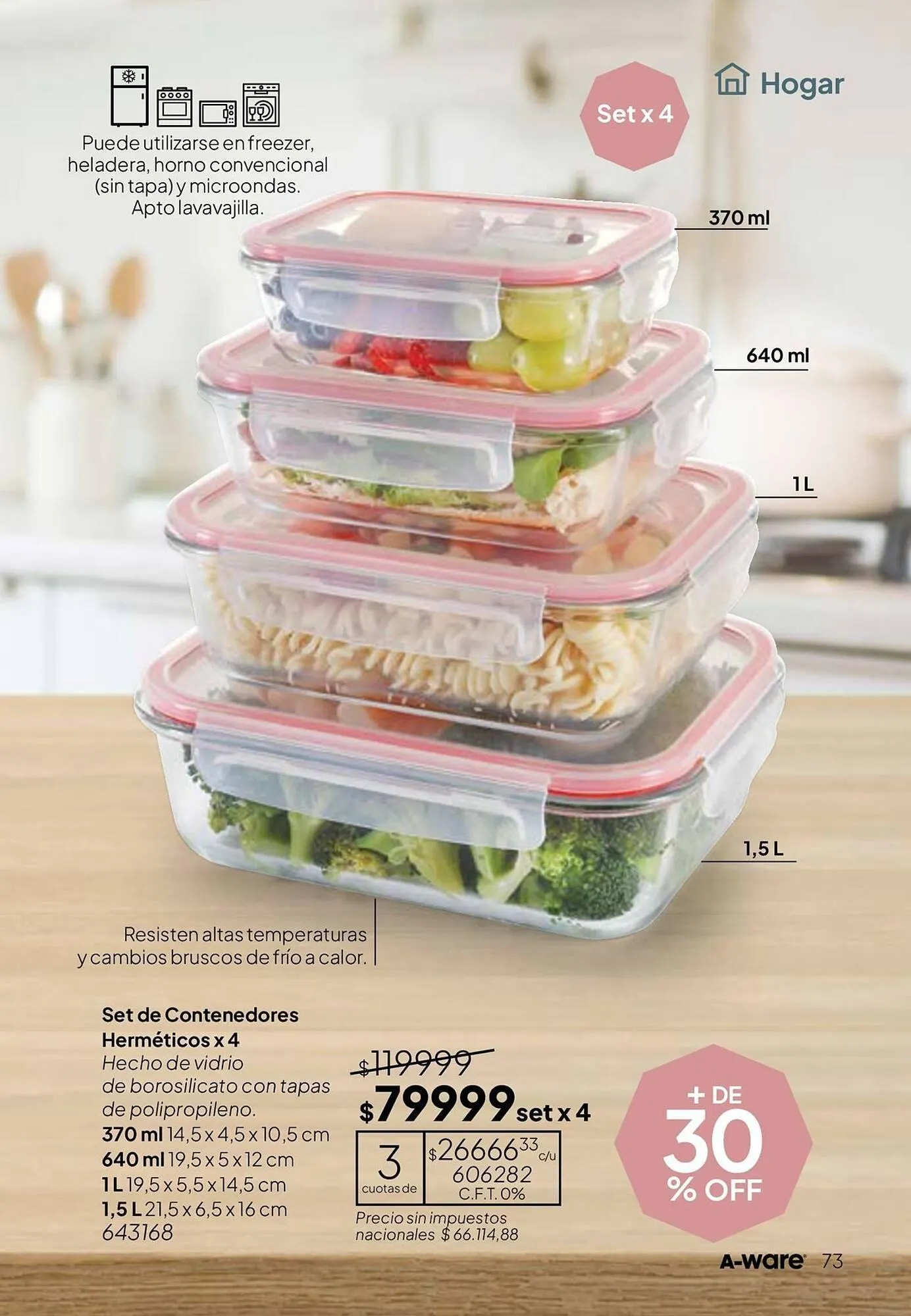 Ofertas de Folleto Tupperware 1 de abril al 30 de abril 2026 - Página 74 del catálogo