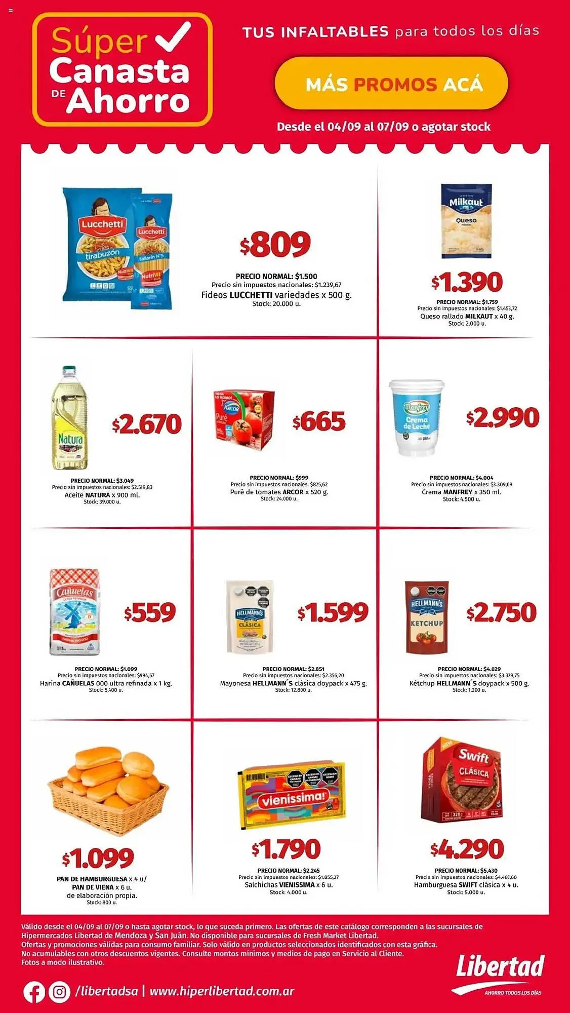 Ofertas de Catálogo Hipermercado Libertad 5 de septiembre al 7 de septiembre 2025 - Página 1 del catálogo